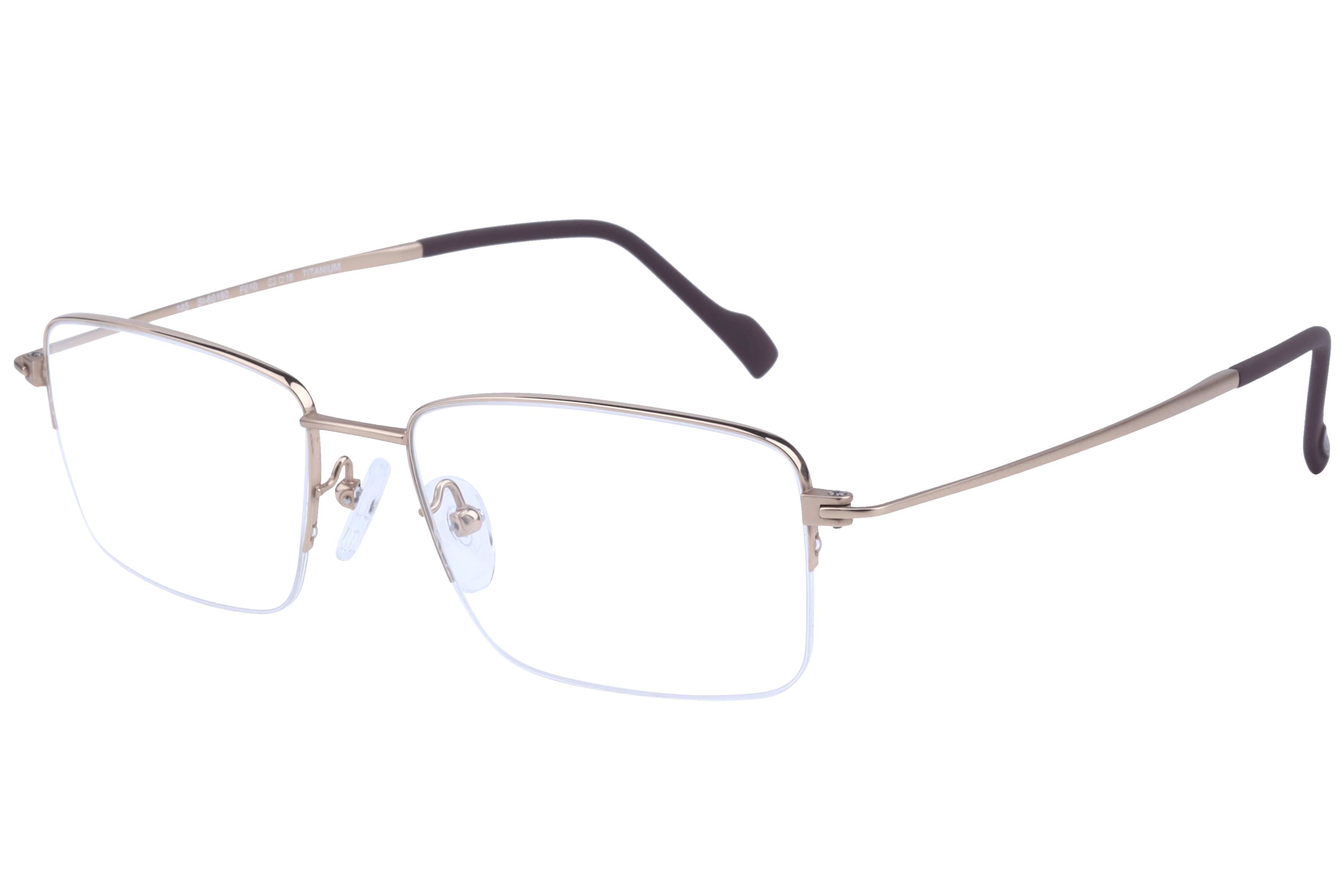 Hans Stepper SI-60180 Frame Gold Male Supra Titanium — Gold frame
