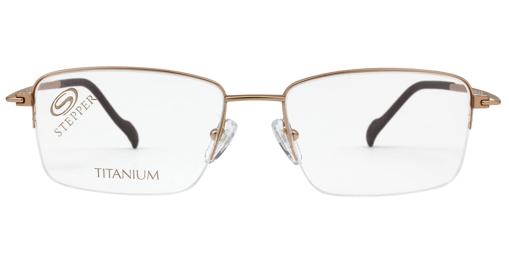 Hans Stepper SI-60180 Frame Gold Male Supra Titanium Frame — Gold frame — view 3