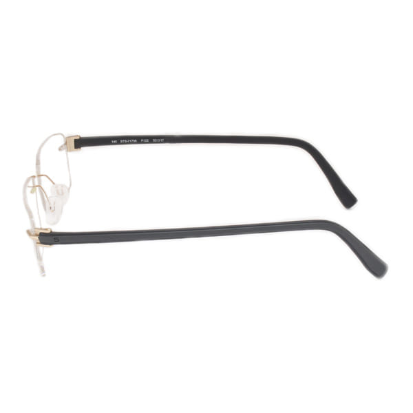 Hans Stepper STS-71798 Frame Gold Male RimLess Shell Frame — Gold frame — view 3