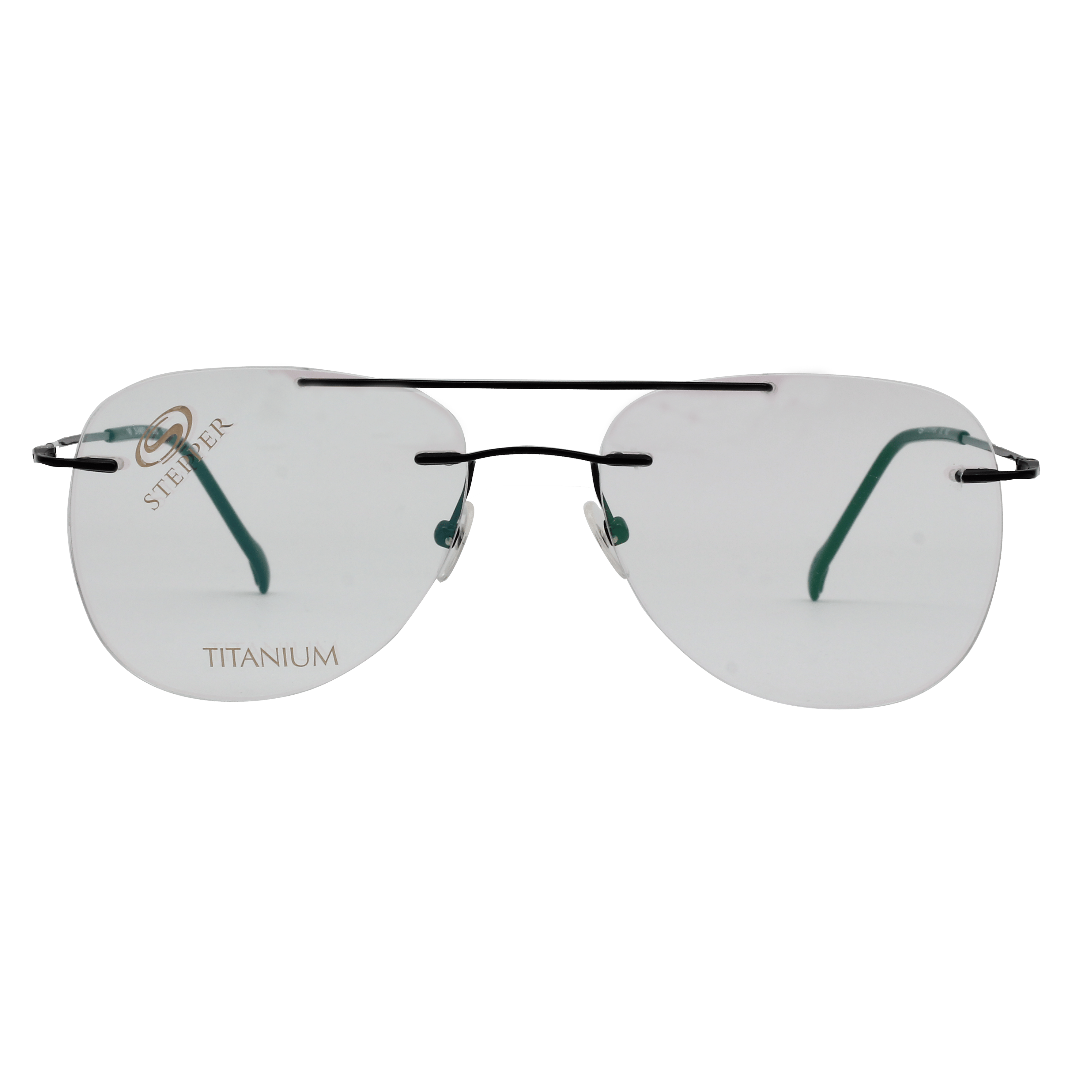 Hans Stepper SI-84851 Frame Black Male RimLess Titanium