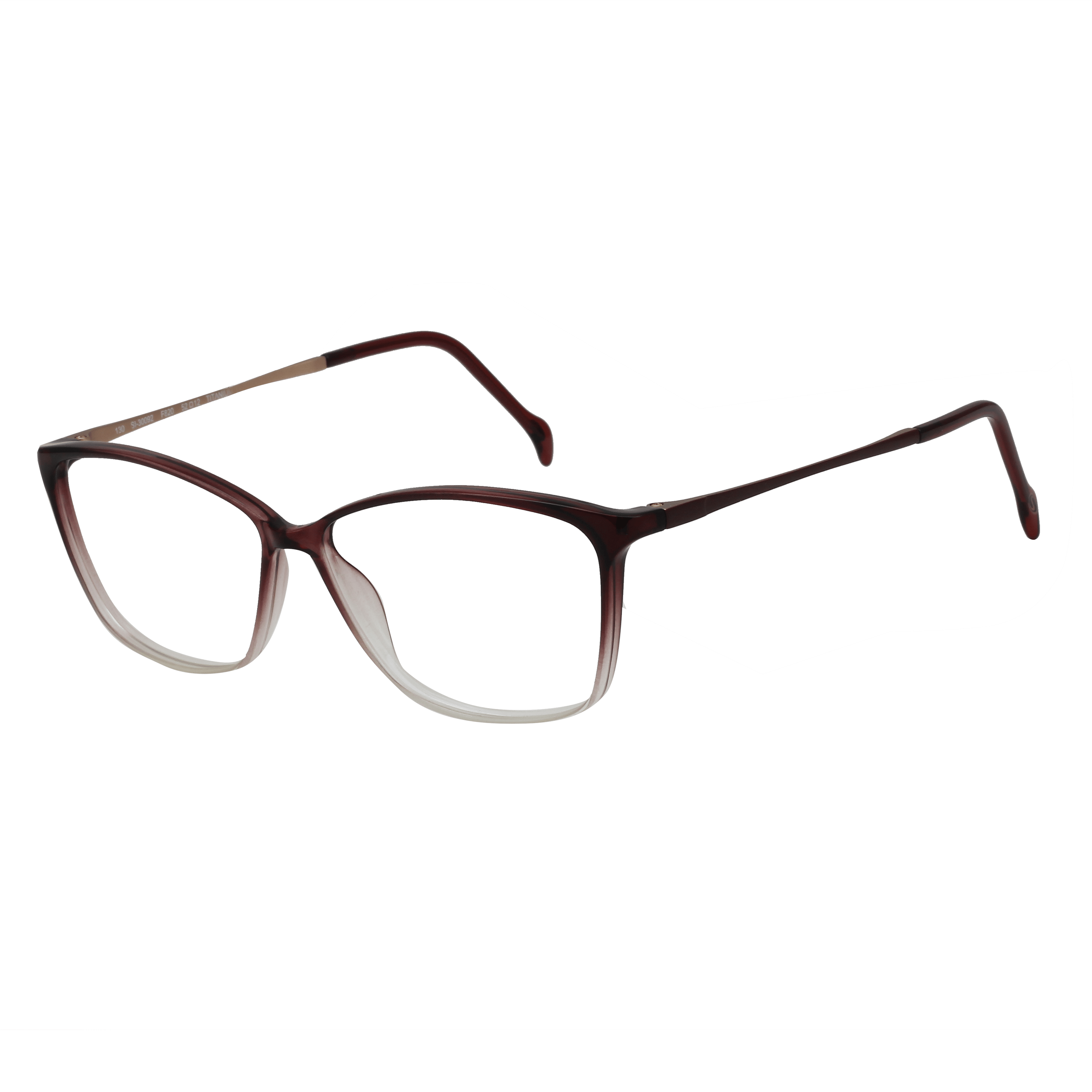 Hans Stepper SI-30092 Frame Brown Female Full Titanium — Brown frame