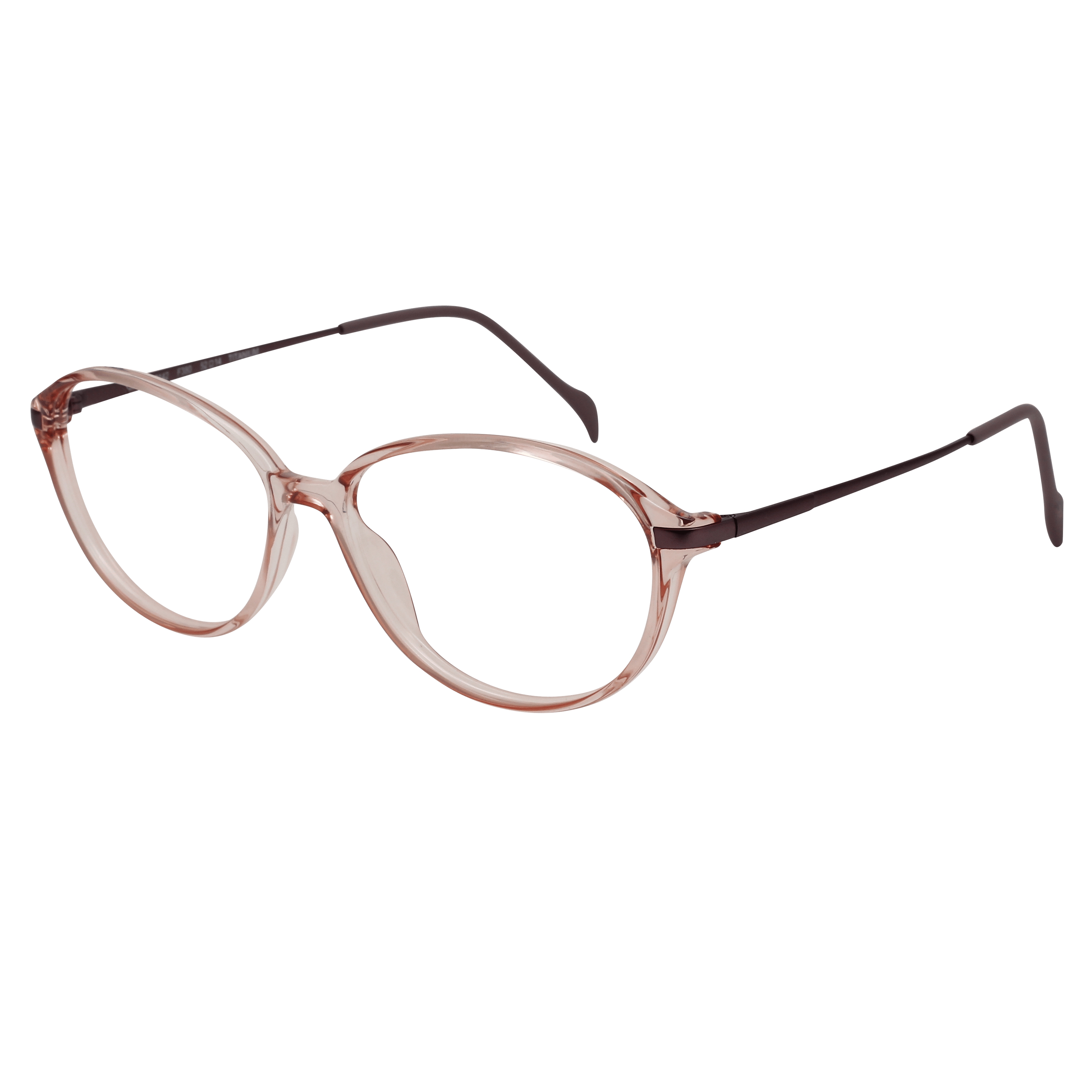 Hans Stepper SI-30142 Frame Brown Female Full Titanium — Brown frame