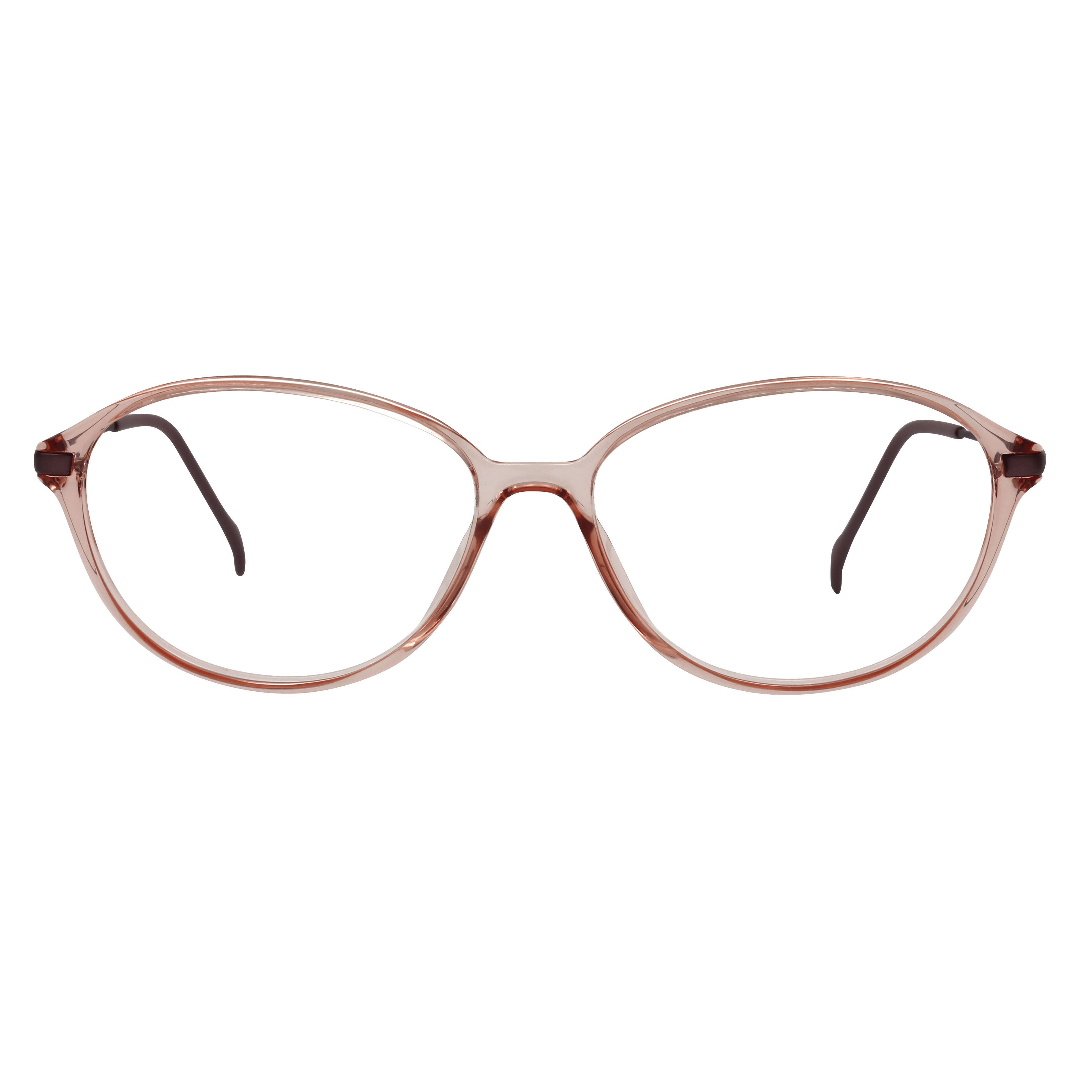 Hans Stepper SI-30142 Frame Brown Female Full Titanium Frame — Brown frame — view 2
