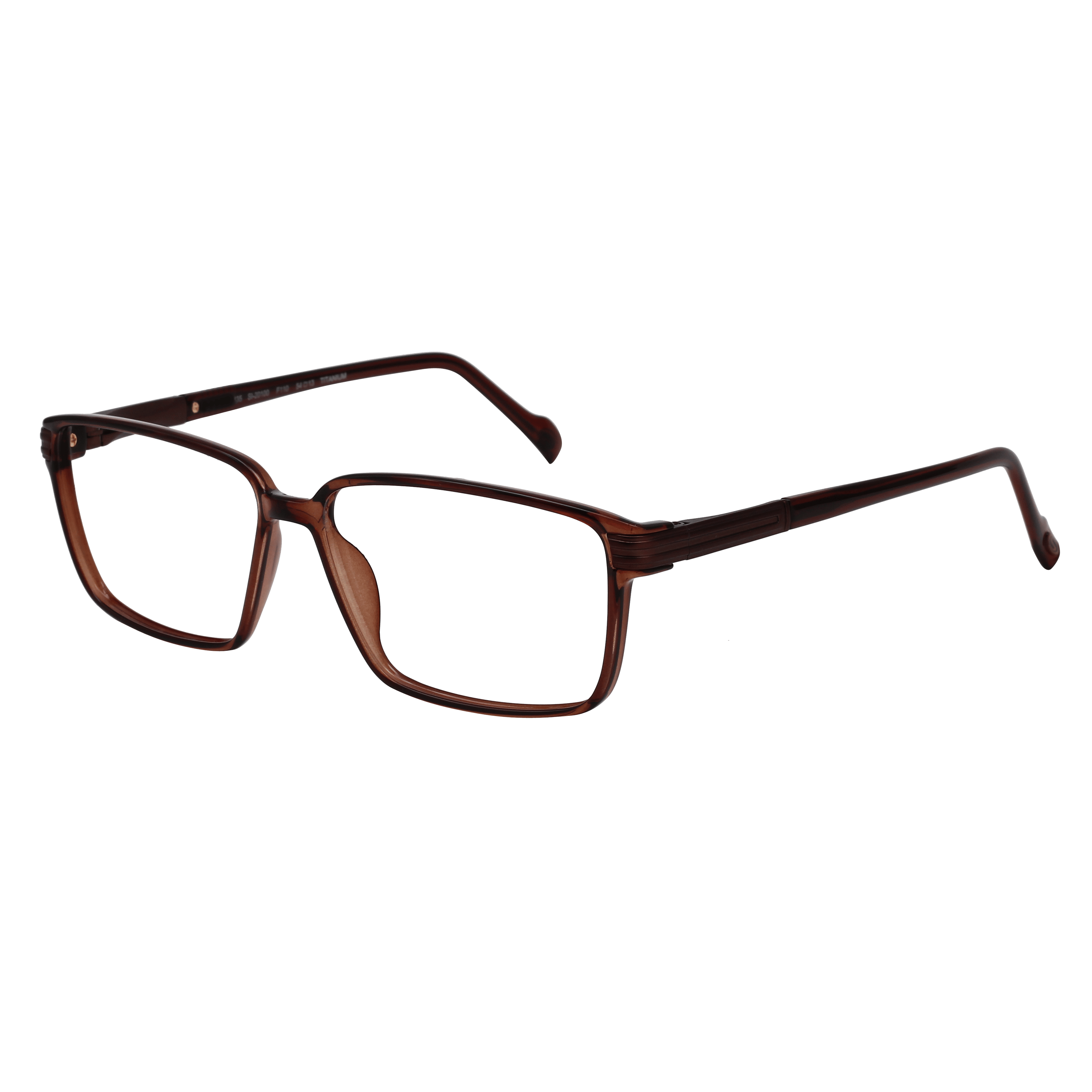 Hans Stepper SI-20100 Frame Brown Male Full Titanium — Brown frame