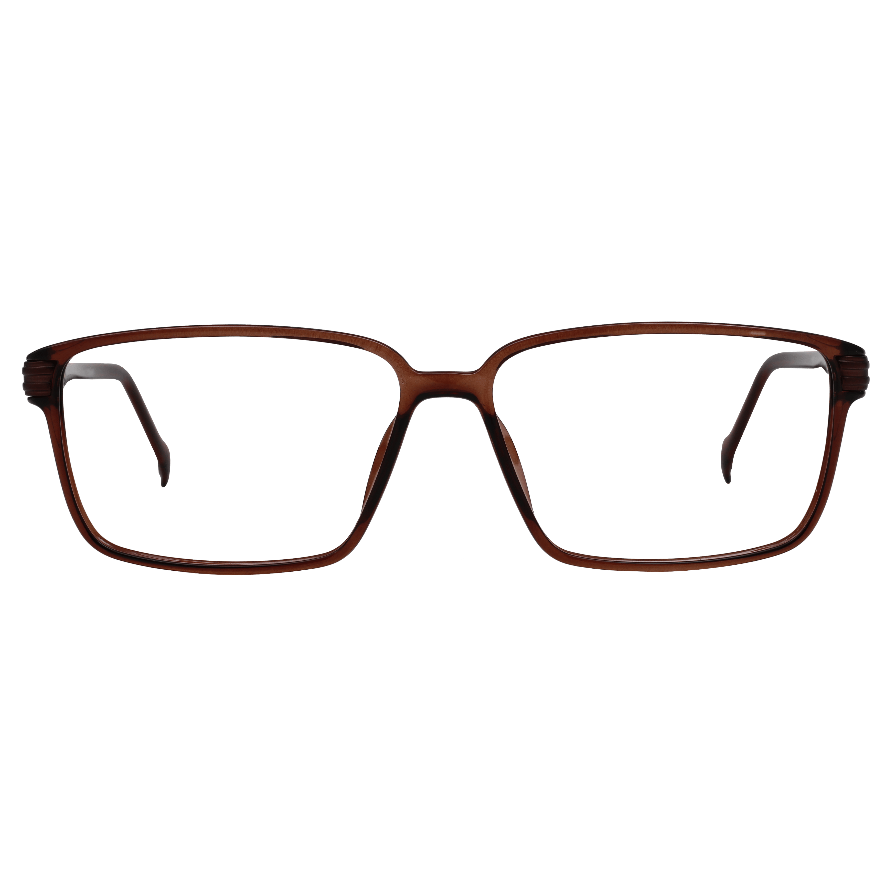 Hans Stepper SI-20100 Frame Brown Male Full Titanium Frame — Brown frame — view 2