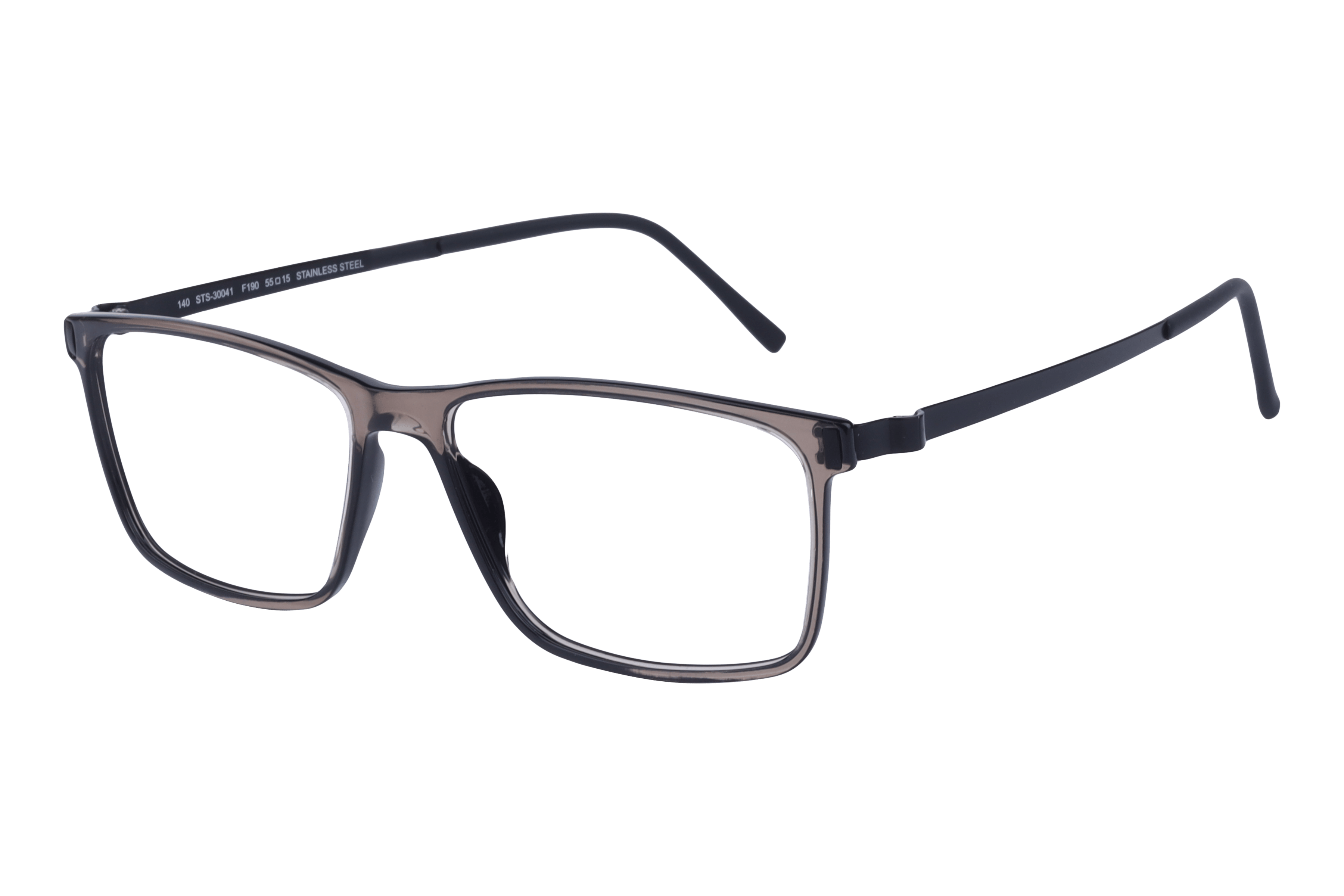 Hans Stepper STS-30041 Frame Transparent Brown Male Full Sta — Transparent Brown frame