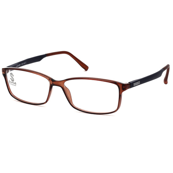 Hans Stepper STS-10057 Frame Brown Male Full Shell Frame — Brown frame — view 1