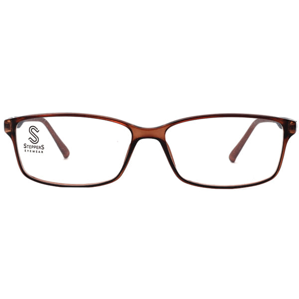 Hans Stepper STS-10057 Frame Brown Male Full Shell Frame — Brown frame — view 3