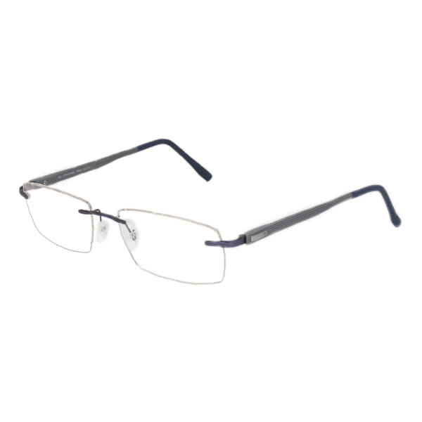 Hans Stepper STS-72140 Frame Blue Male RimLess Shell — Blue frame