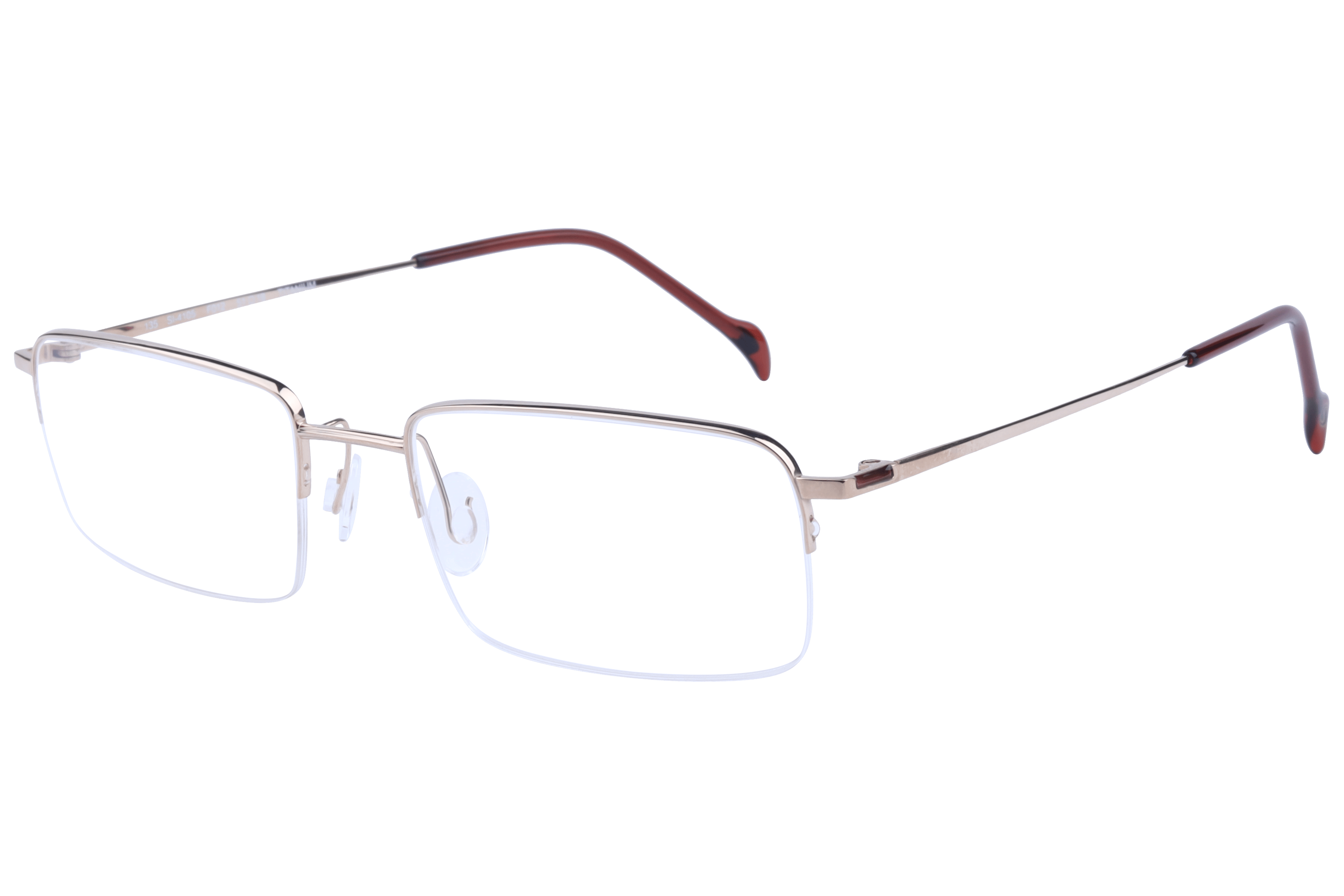 Hans Stepper SI-4105 Frame Gold Unisex Supra Titanium — Gold frame