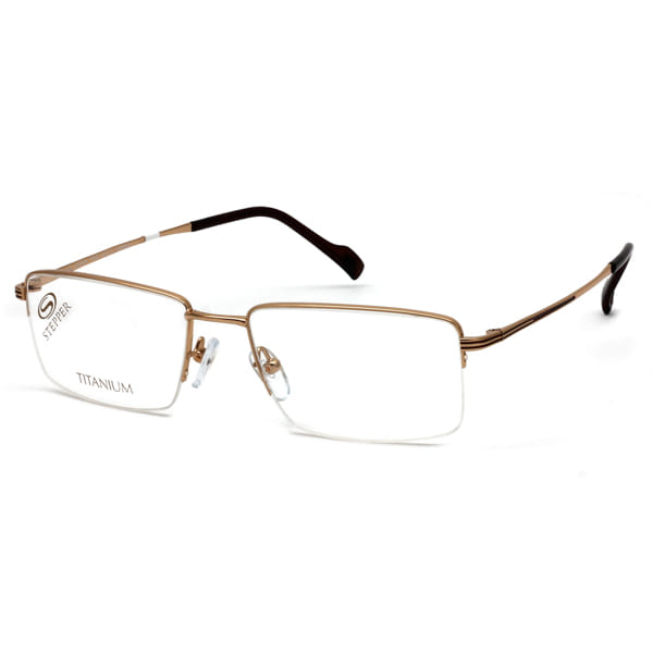 Hans Stepper SI-60033 Frame Gold Male Supra Titanium Frame — Gold frame — view 2