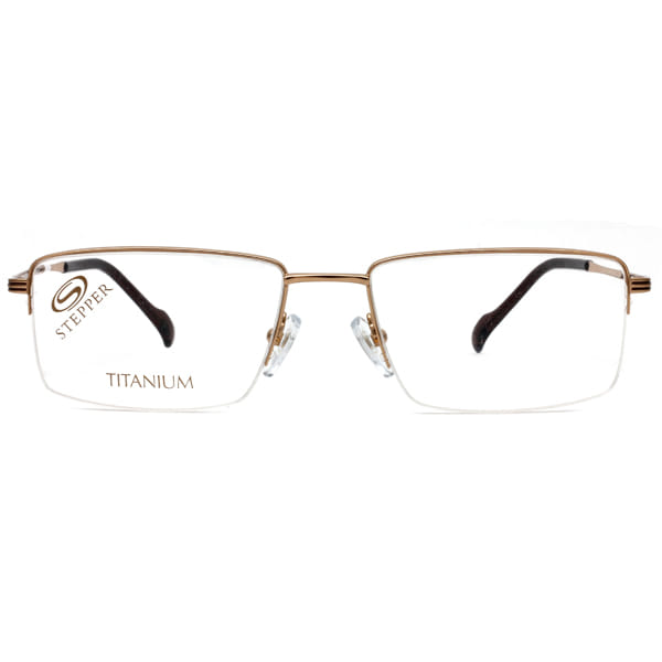 Hans Stepper SI-60033 Frame Gold Male Supra Titanium Frame — Gold frame — view 3
