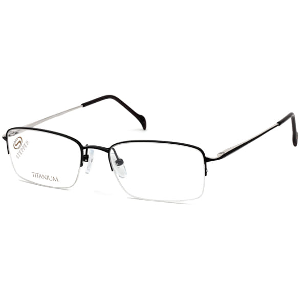 Hans Stepper SI-4031 Frame Black Unisex Supra Titanium — Black frame