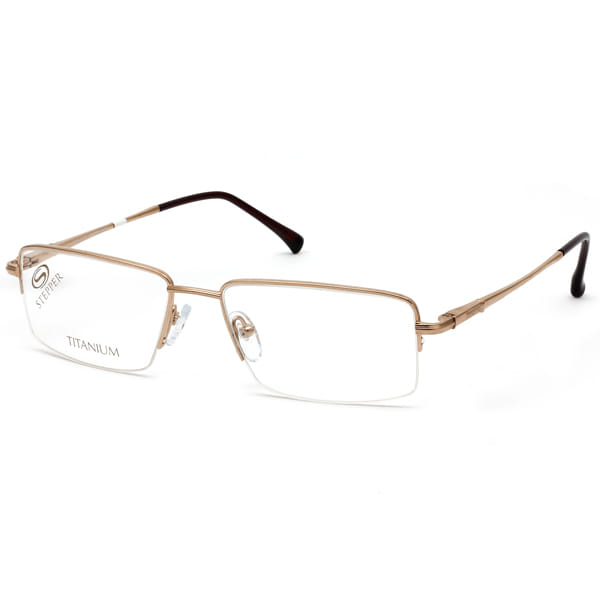 Hans Stepper SI-60002 Frame Gold Unisex Supra Titanium — Gold frame