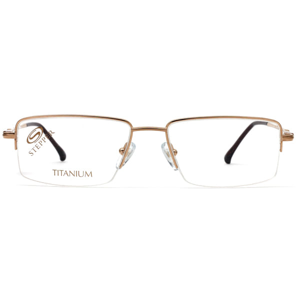 Hans Stepper SI-60002 Frame Gold Unisex Supra Titanium Frame — Gold frame — view 3