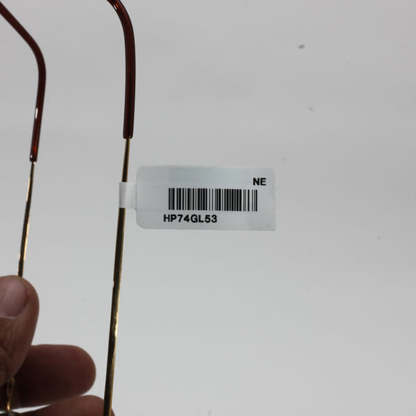 Hans Stepper SI-4253B Frame Gold Male RimLess Titanium Frame — Gold frame — view 1