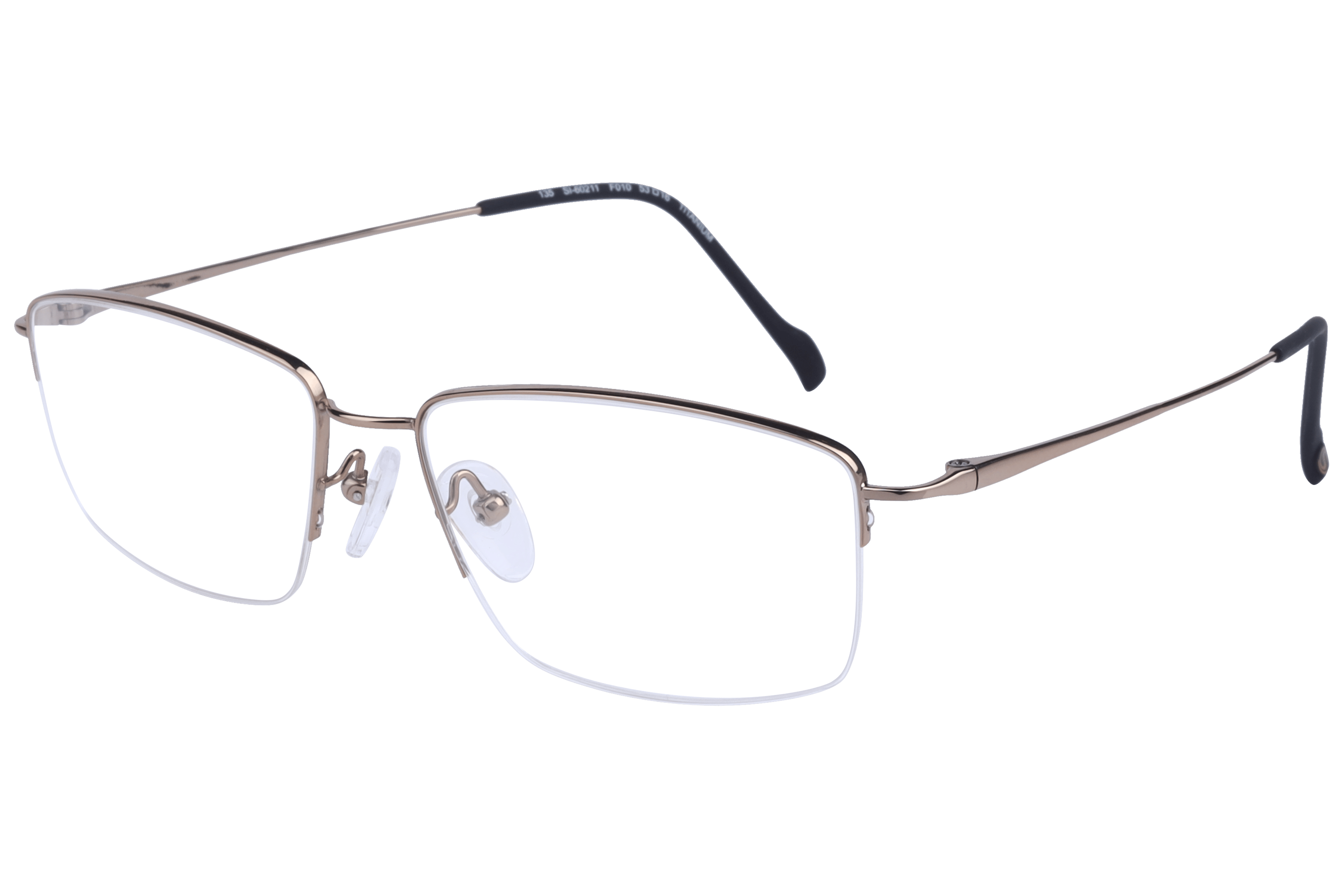 Hans Stepper SI-60211 Frame Gold Male Supra Titanium — Gold frame