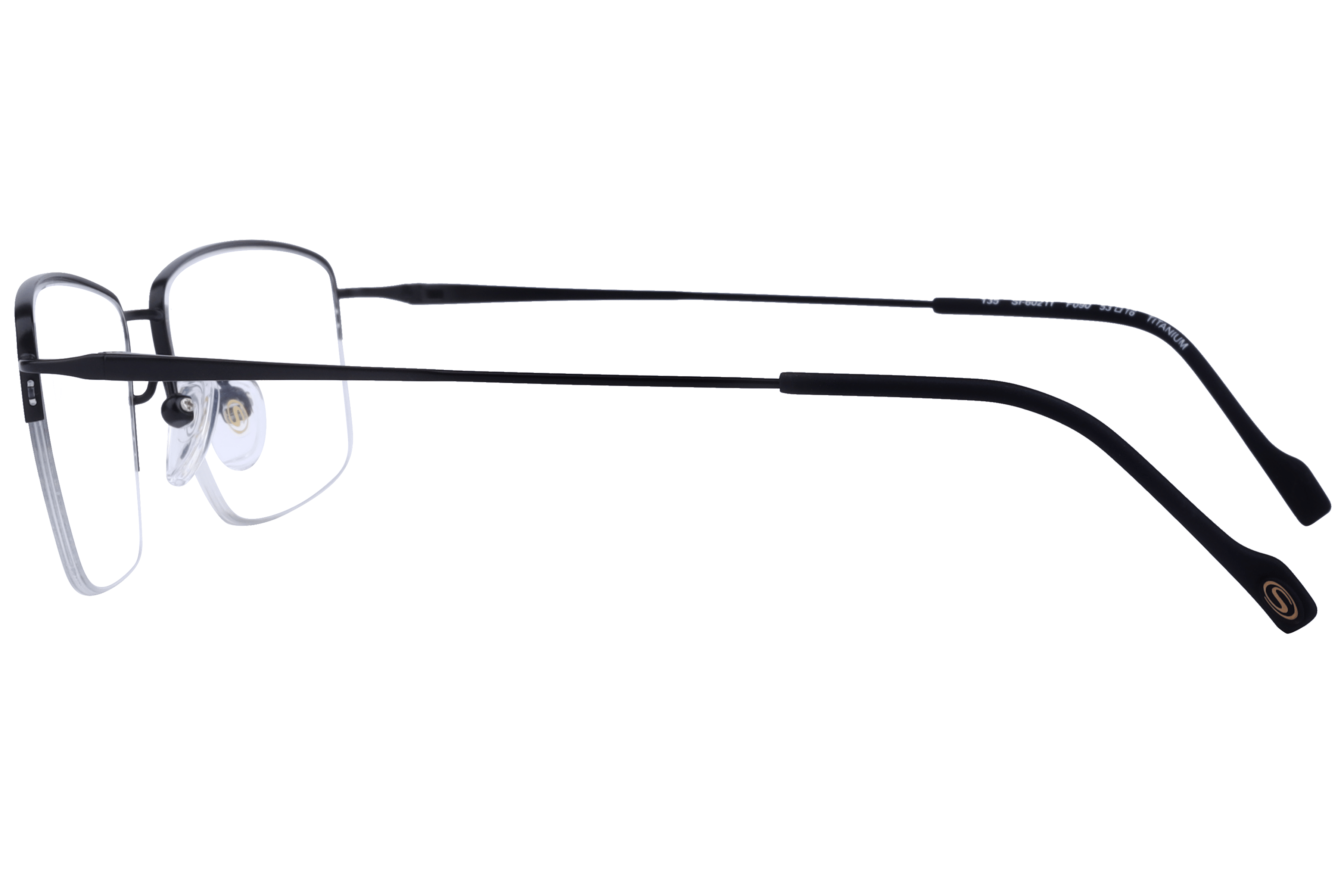 Hans Stepper SI-60211 Frame Black Male Supra Titanium Frame — Black frame — view 3