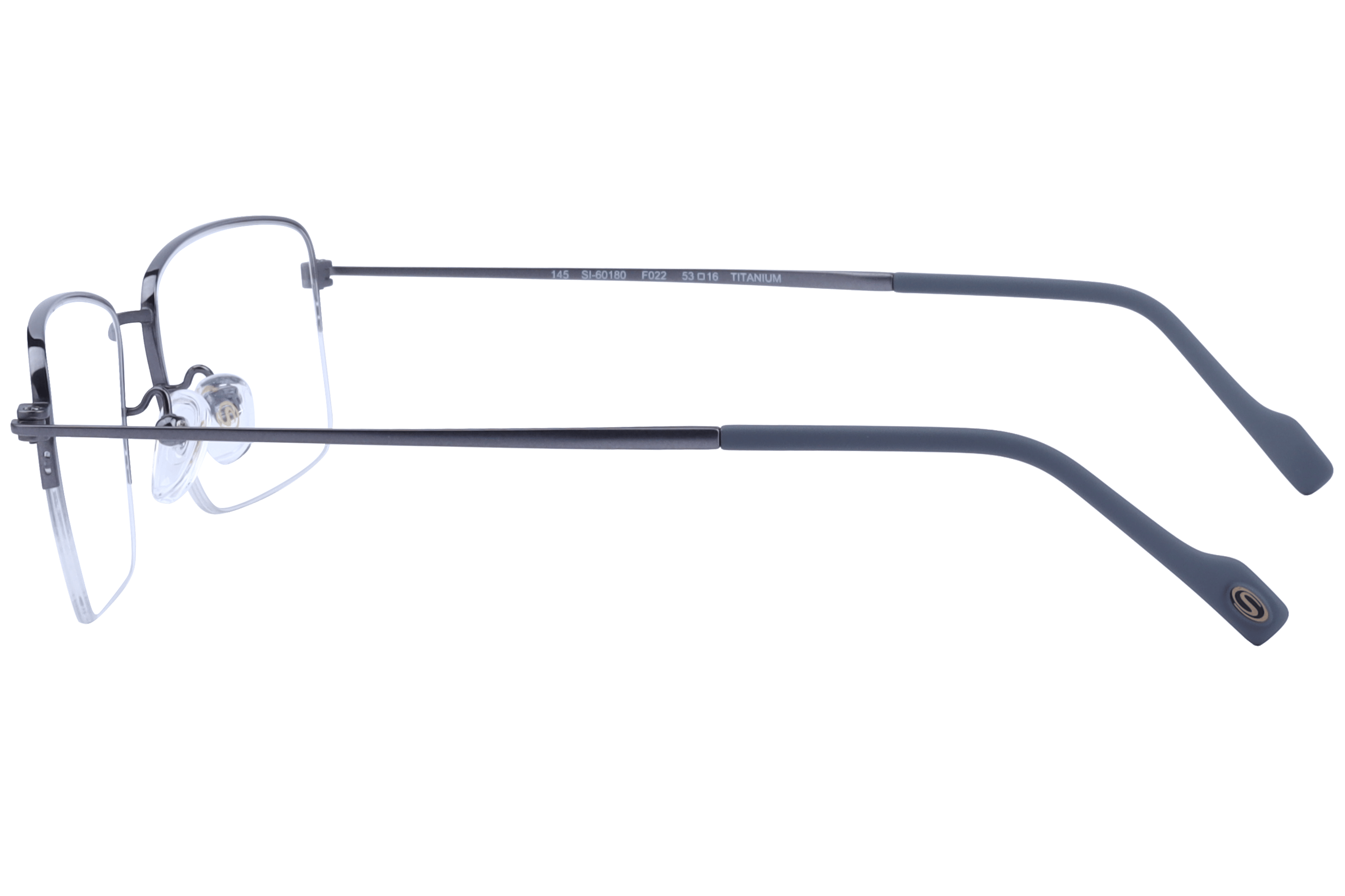 Hans Stepper SI-60180 Frame Gun Metal Male Supra Titanium Frame — Gun Metal frame — view 3