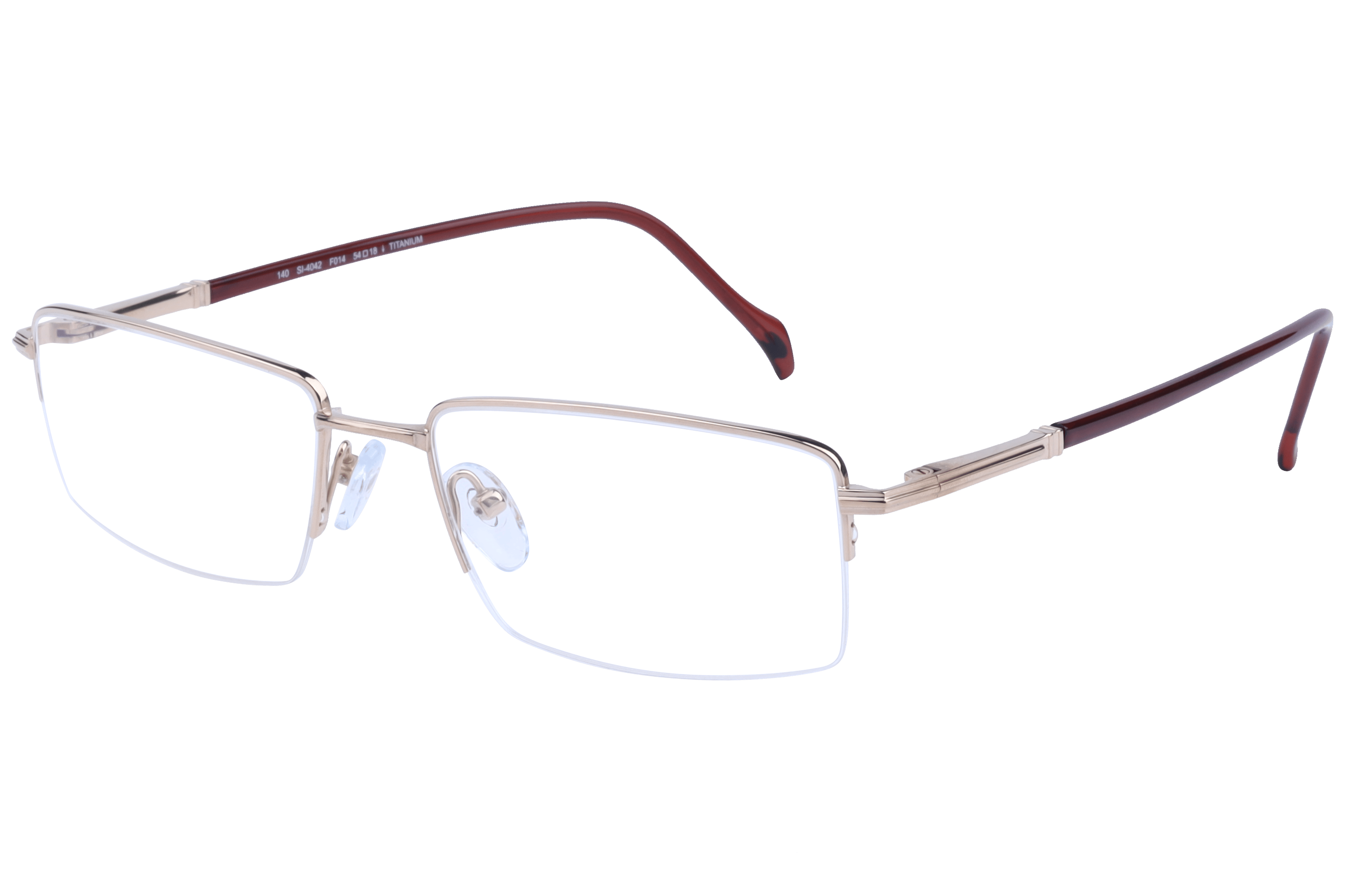 Hans Stepper SI-4042 Frame Gold Male Supra Titanium — Gold frame