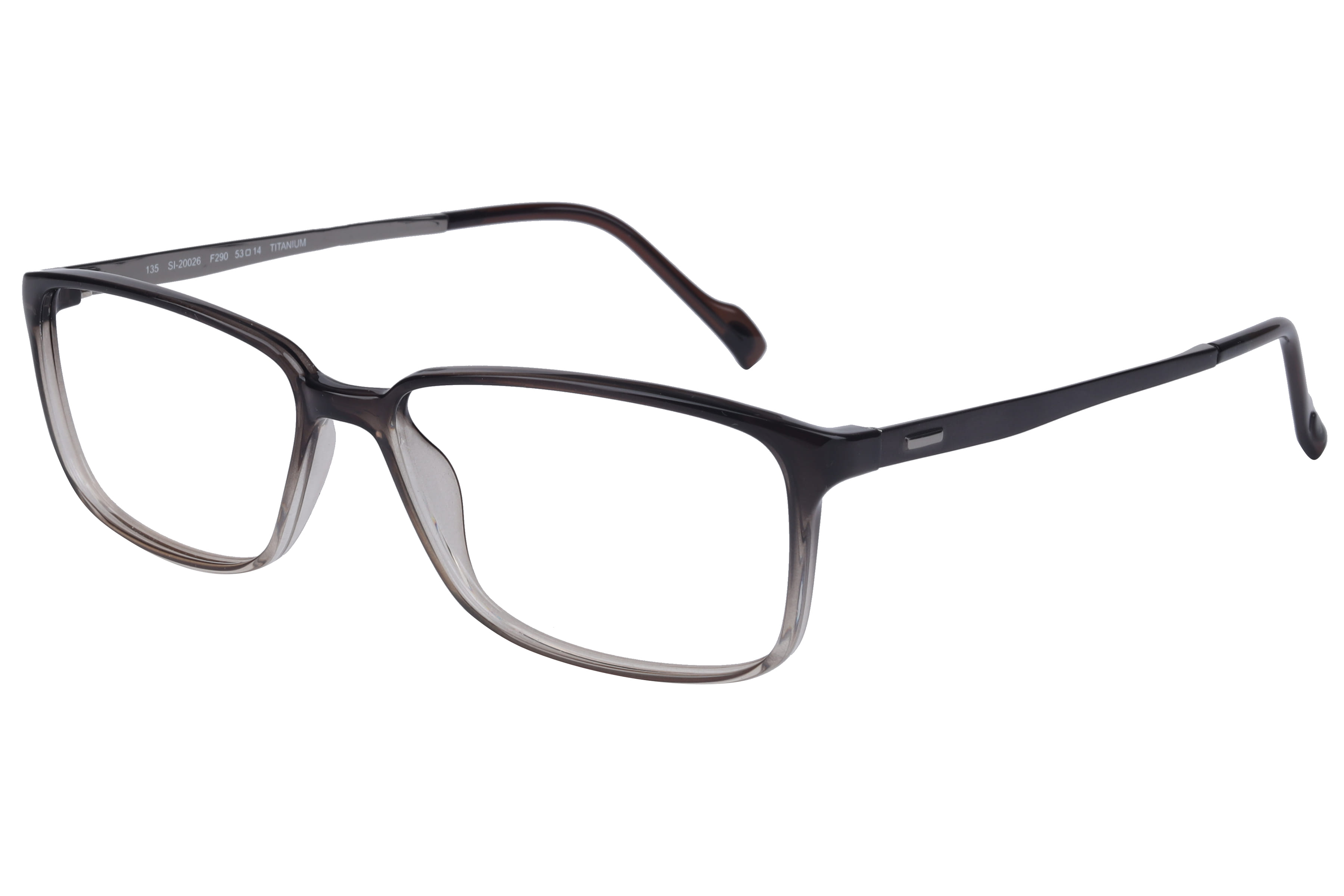 Hans Stepper SI-20026 Frame Grey Male Full Titanium Frame — Grey frame — view 1