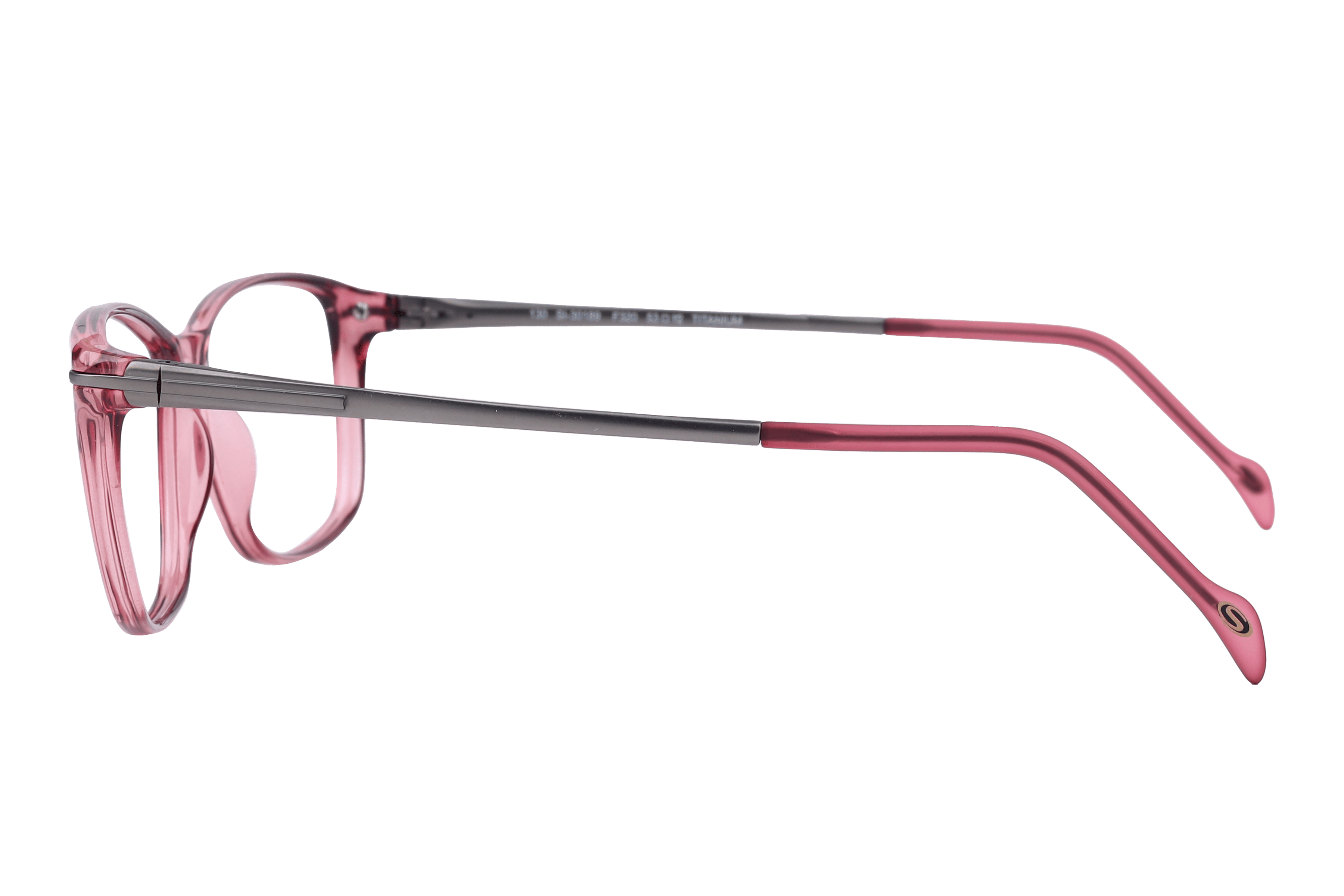 Hans Stepper SI-30189 Frame Pink Female Full Metal Frame — Pink frame — view 3