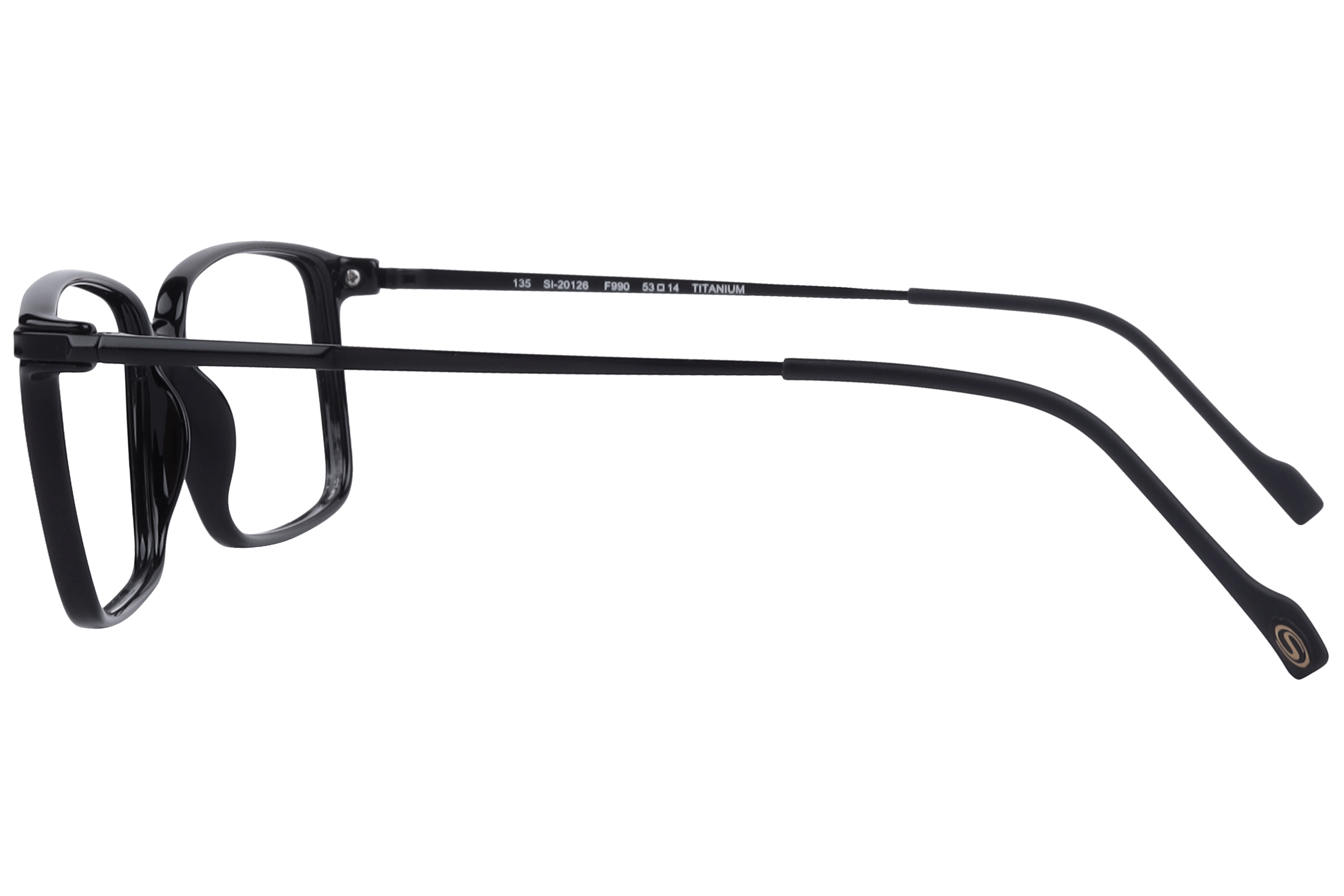Hans Stepper SI-20126 Frame Black Male Full Metal Frame — Black frame — view 3