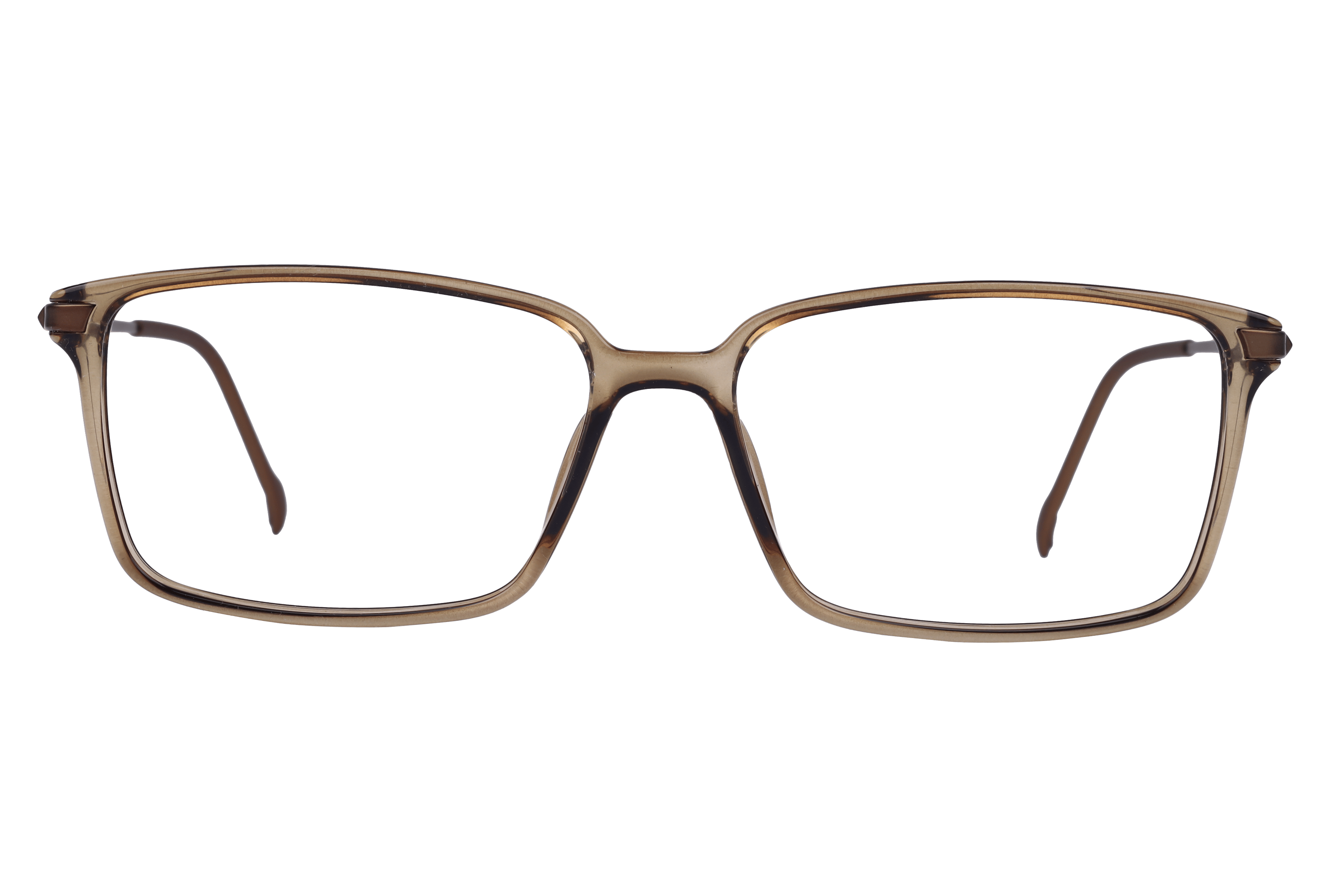 Hans Stepper SI-20126 Frame Brown Male Full Shell Frame — Brown frame — view 2