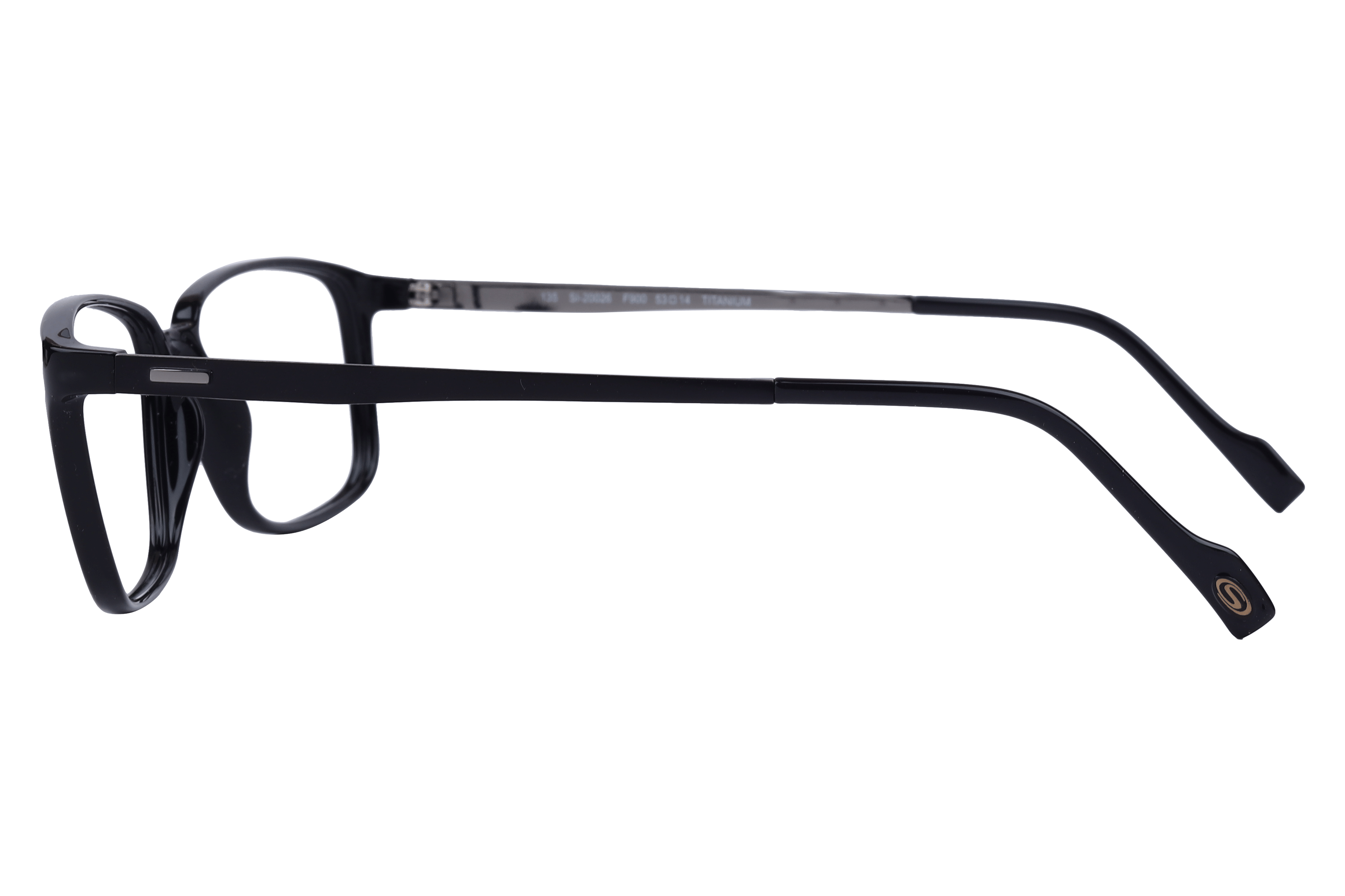 Hans Stepper SI-20026 Frame Black Unisex Full Metal Frame — Black frame — view 3