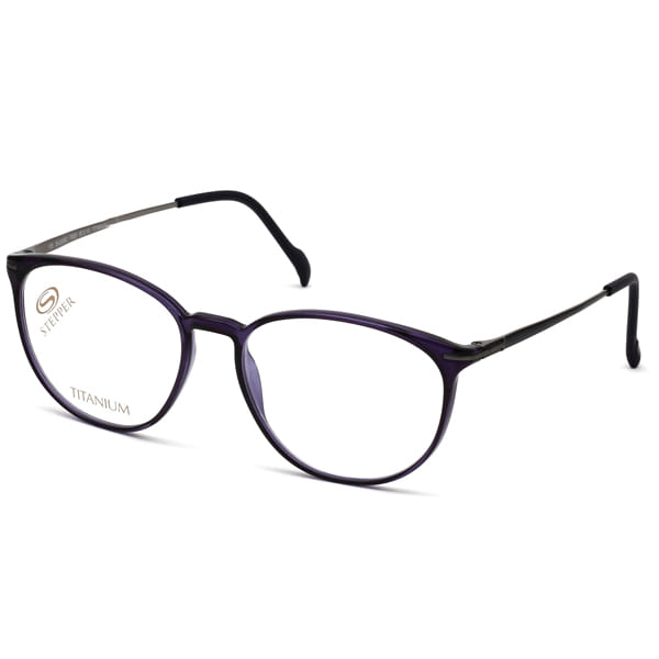 Hans Stepper SI-20050 Frame Blue Male Full Titanium — Blue frame