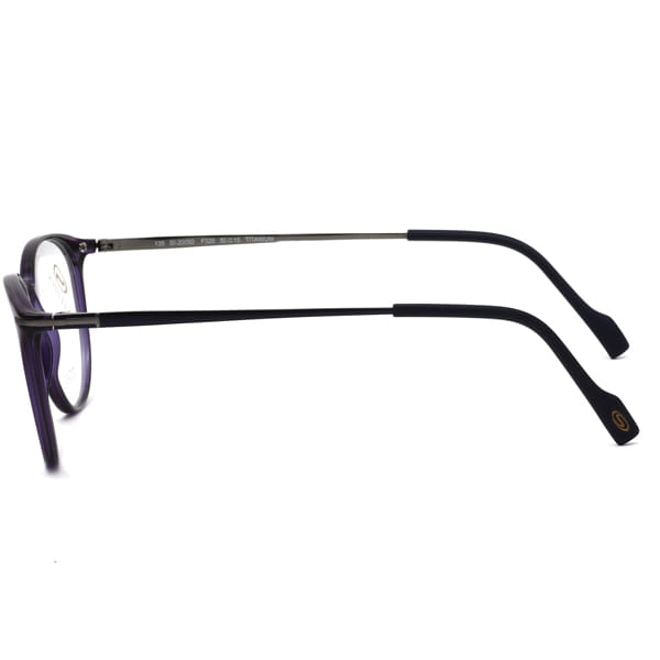Hans Stepper SI-20050 Frame Blue Male Full Titanium Frame — Blue frame — view 4