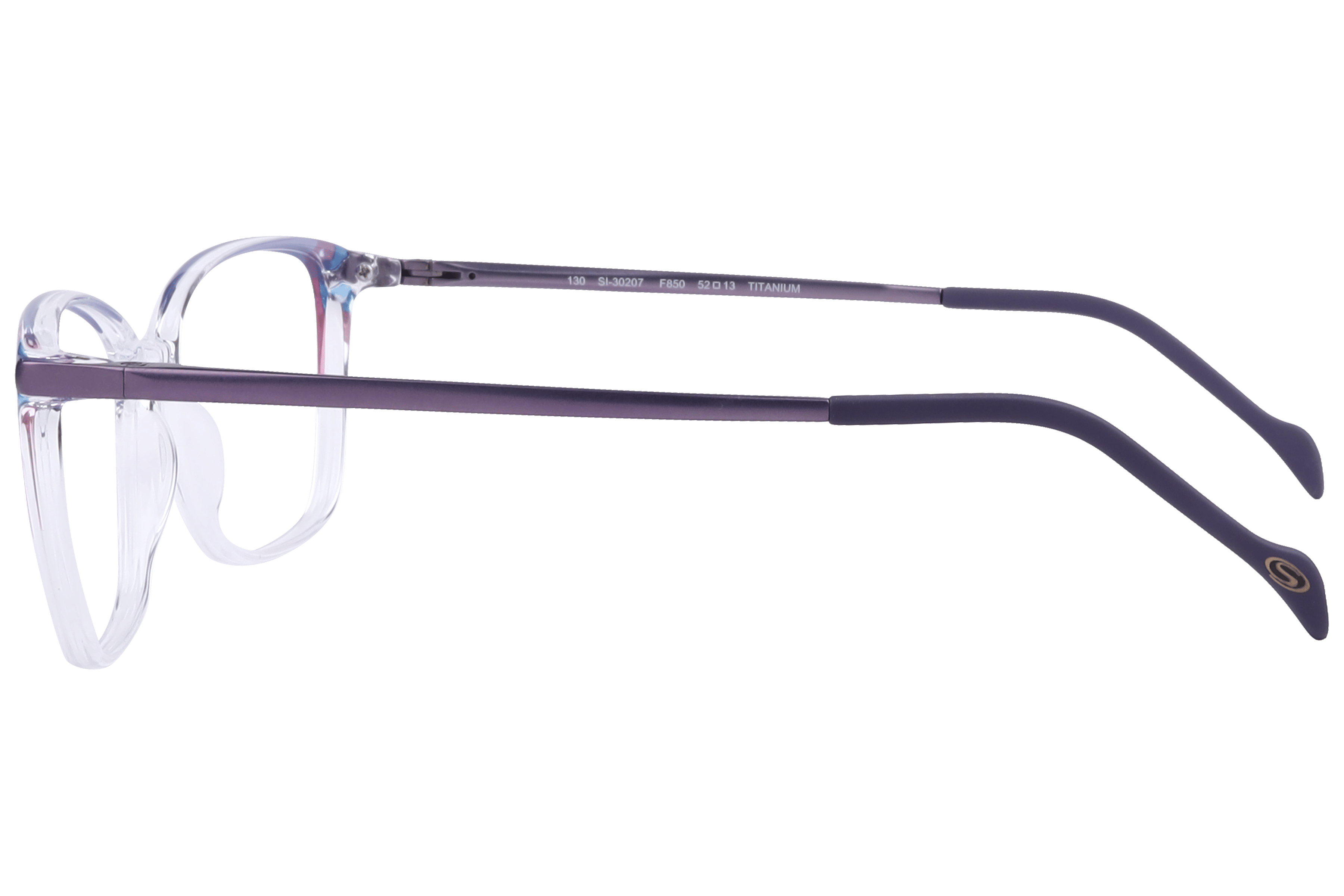 Hans Stepper SI-30207 Frame Violet Female Full Titanium Frame — Violet frame — view 3