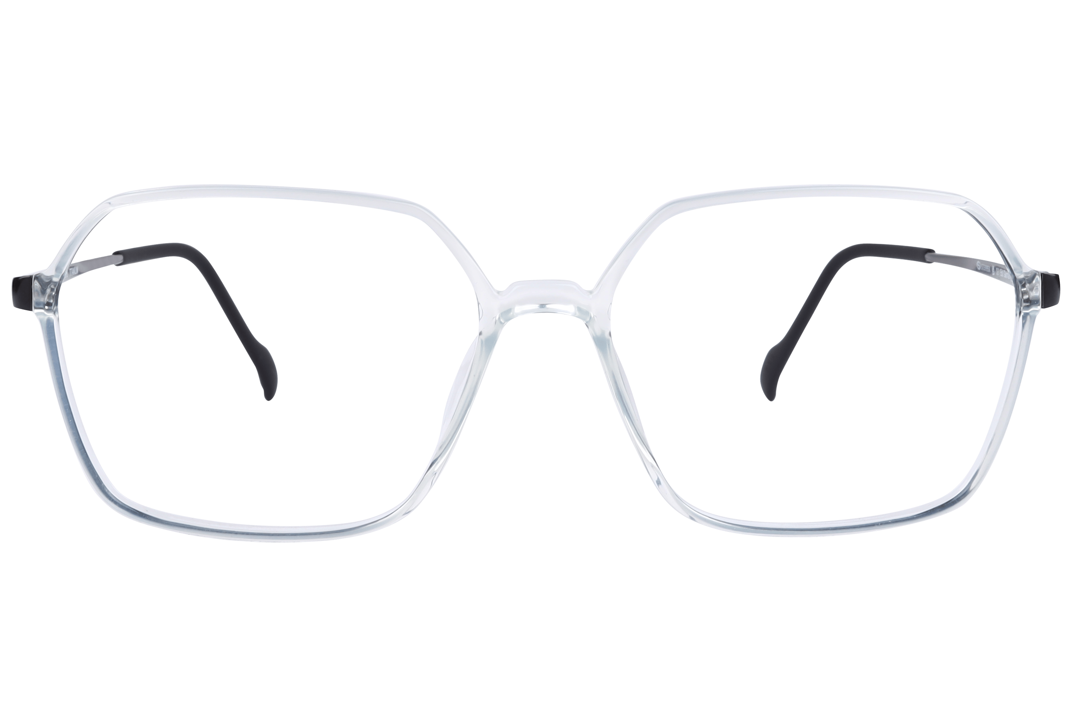 Hans Stepper SI-20128 Frame Transparent Unisex Full Titanium Frame — Transparent frame — view 2