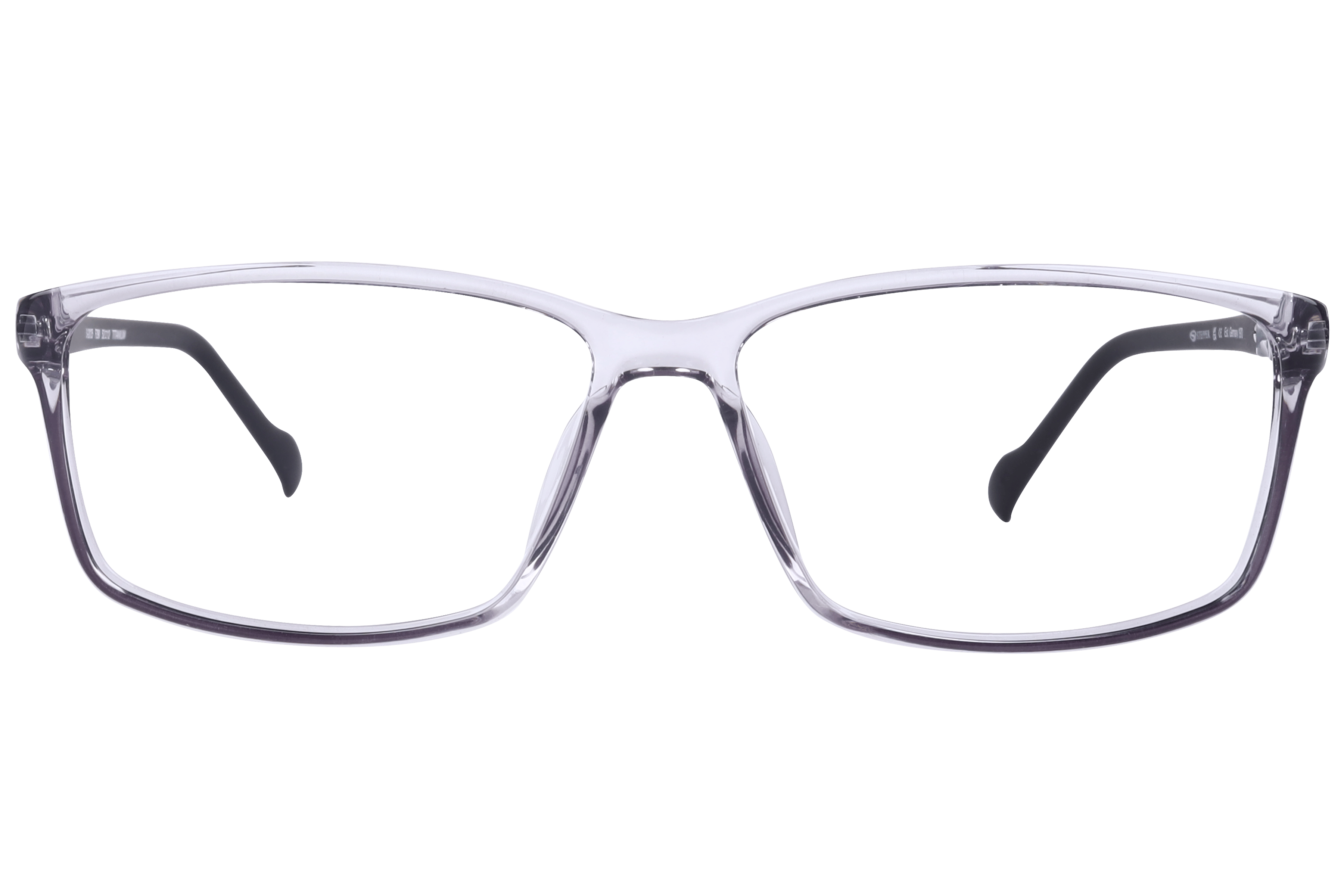 Hans Stepper SI-20125 Frame Transparent Grey Unisex Full Tit Frame — Transparent Grey frame — view 2