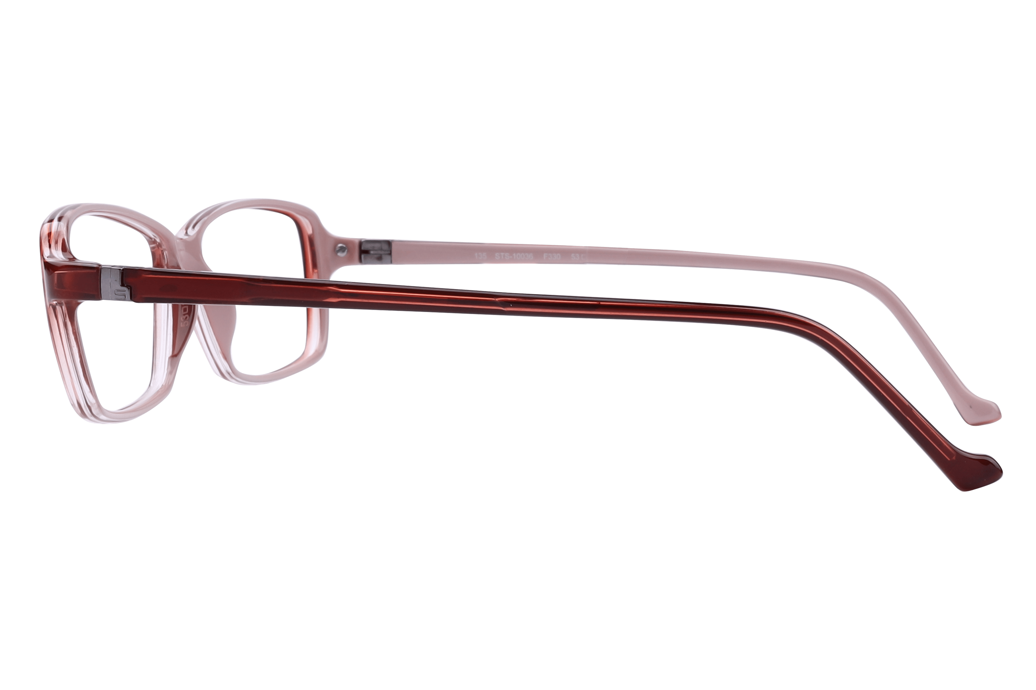 Hans Stepper STS-10036 Frame Brown Male Full Shell Frame — Brown frame — view 3
