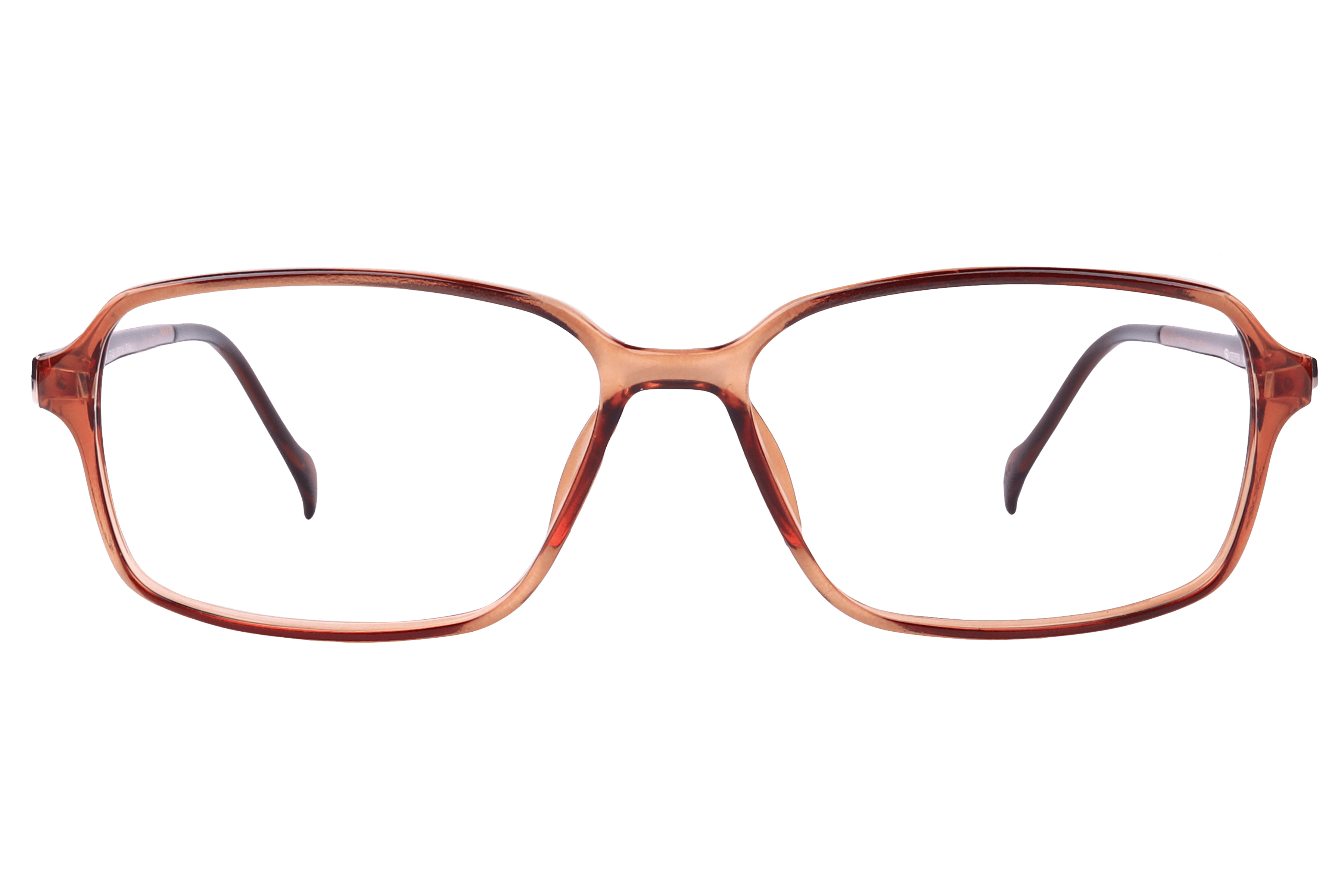 Hans Stepper SI-20024 Frame Brown Male Full Shell Frame — Brown frame — view 2