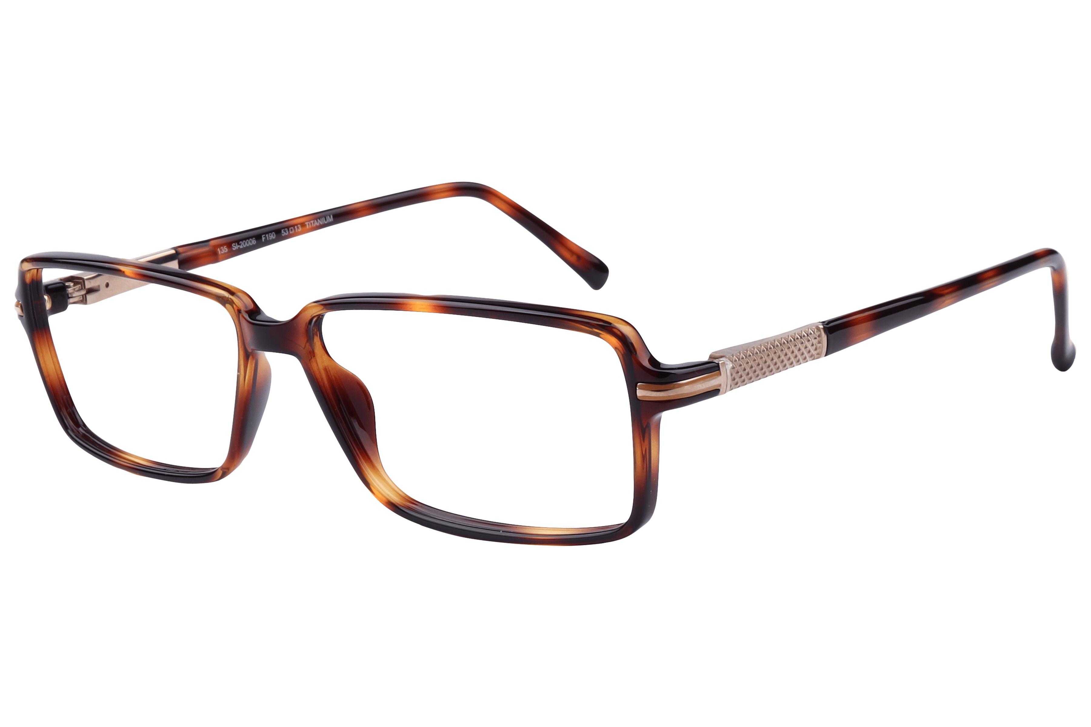 Hans Stepper SI-20006 Frame Havana Male Full Shell — Havana frame