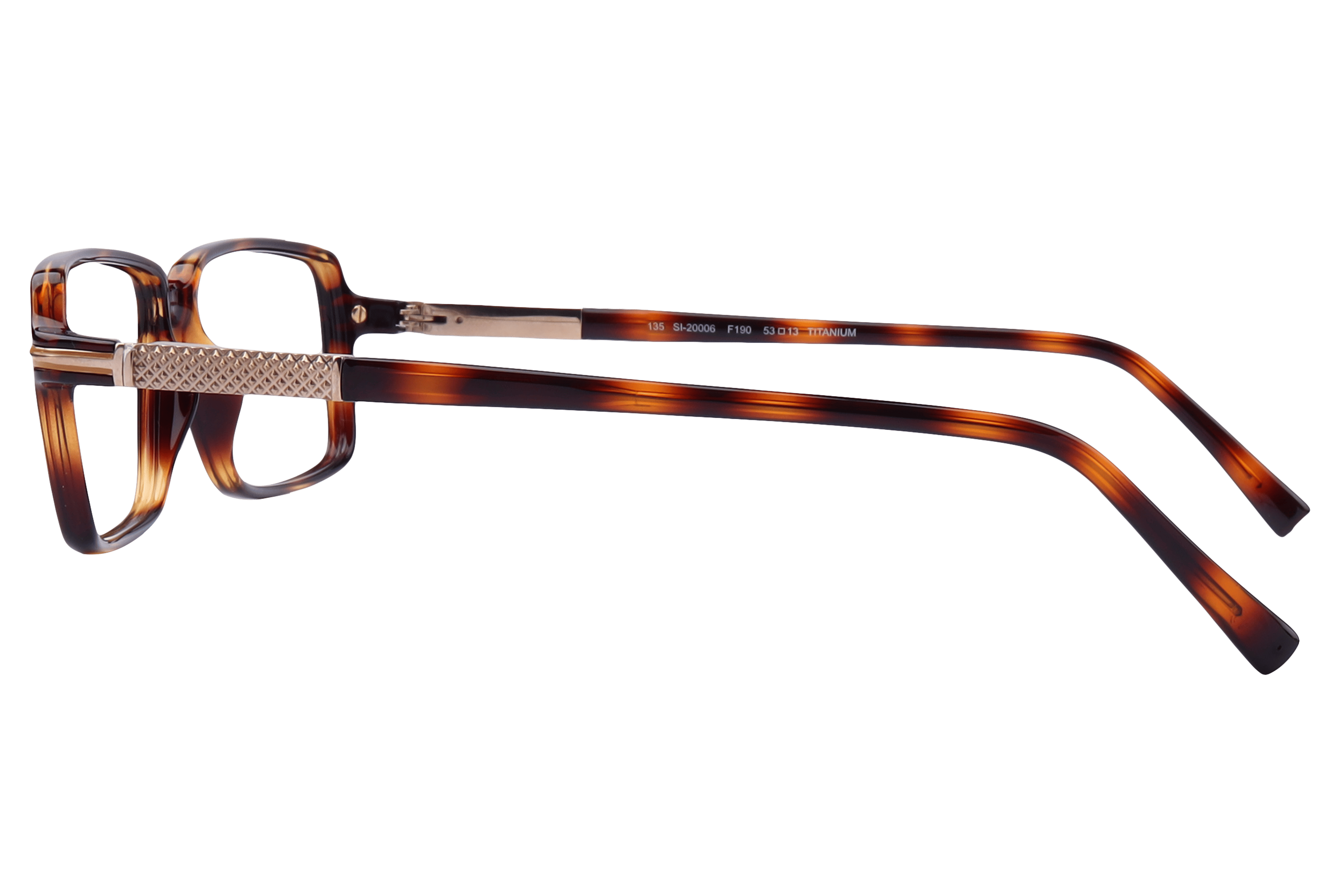Hans Stepper SI-20006 Frame Havana Male Full Shell Frame — Havana frame — view 3