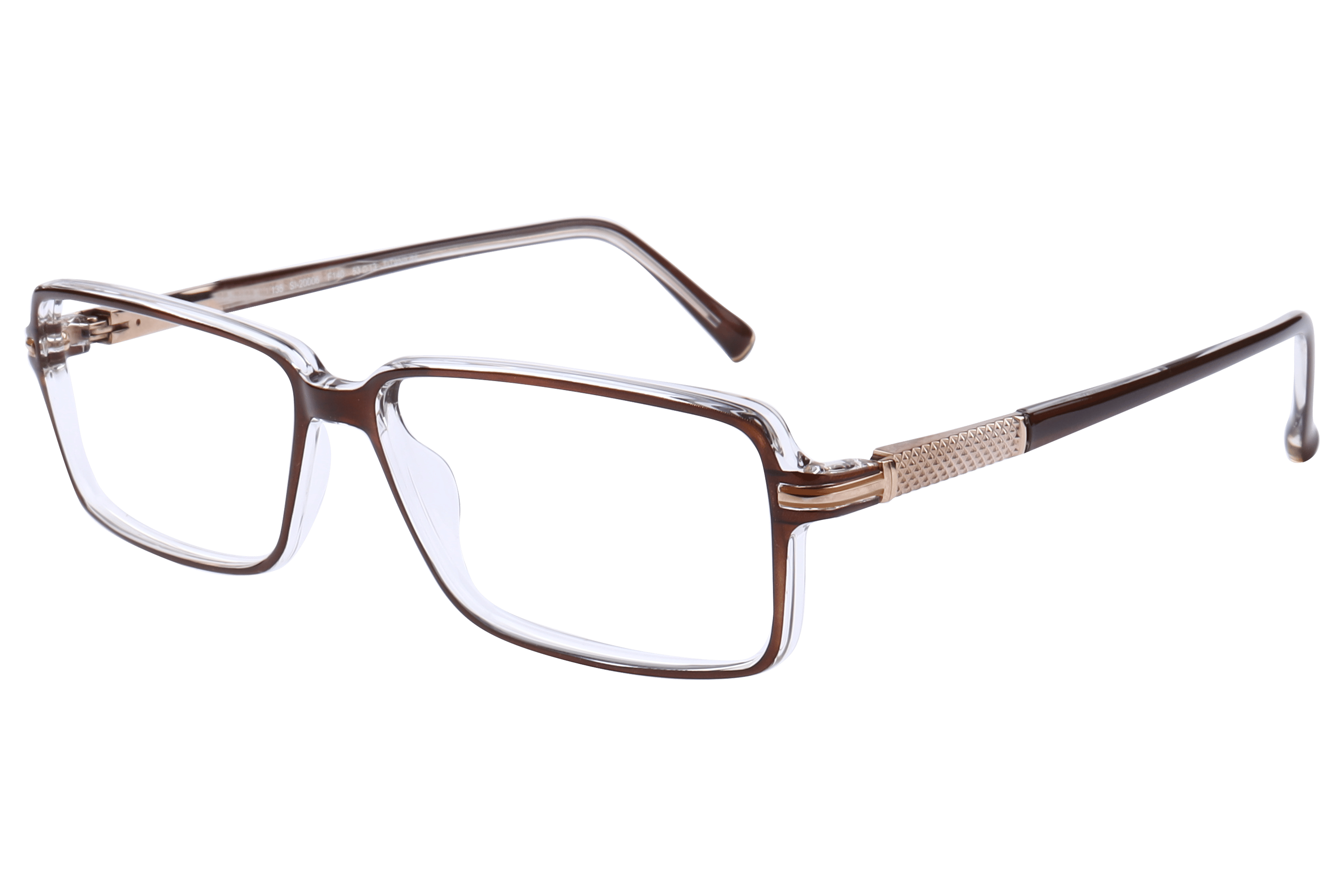 Hans Stepper SI-20006 Frame Brown Male Full Shell — Brown frame