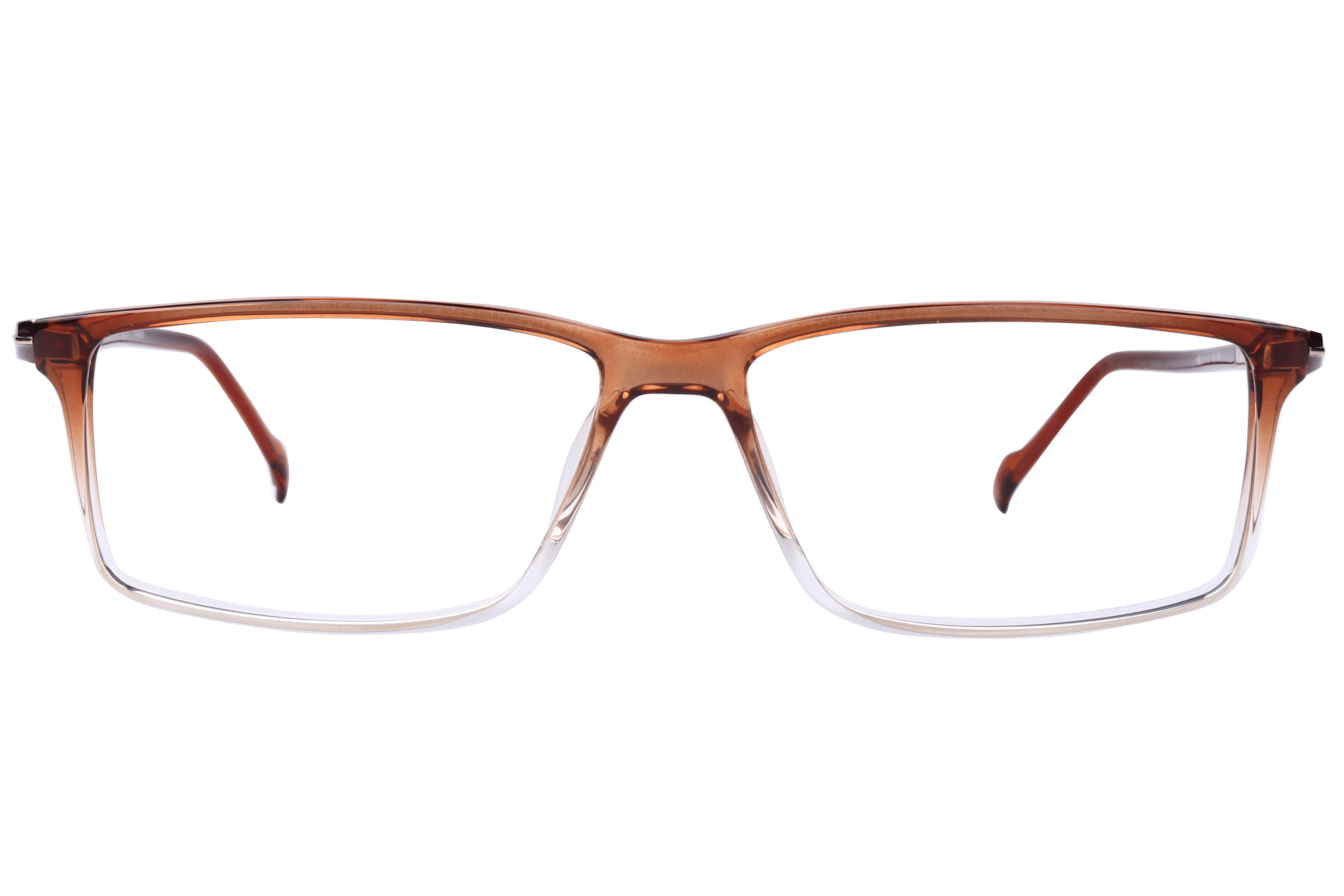 Hans Stepper SI-20029 Frame Brown Male Full Shell Frame — Brown frame — view 2
