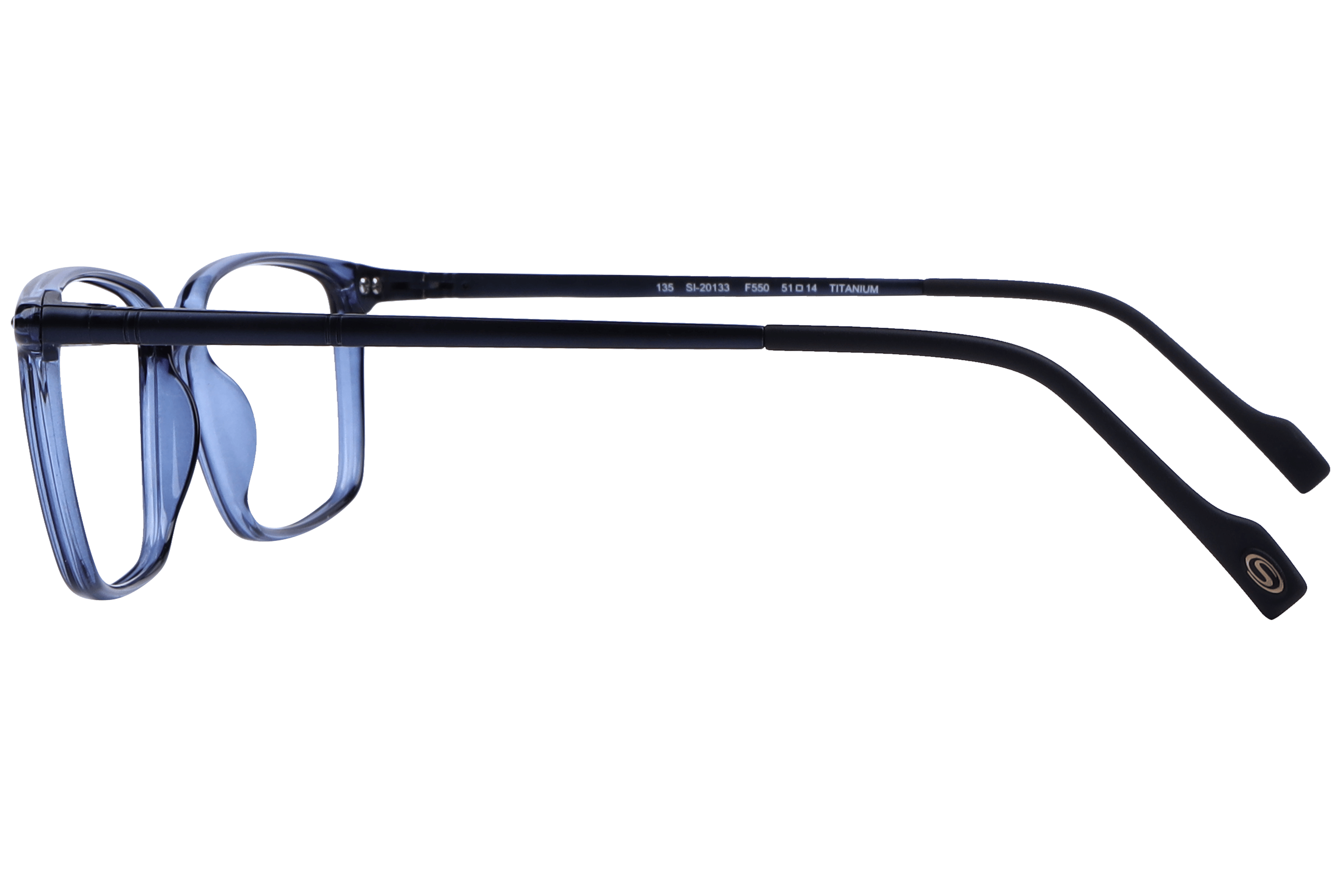 Hans Stepper SI-20133 Frame Blue Male Full Shell Frame — Blue frame — view 3