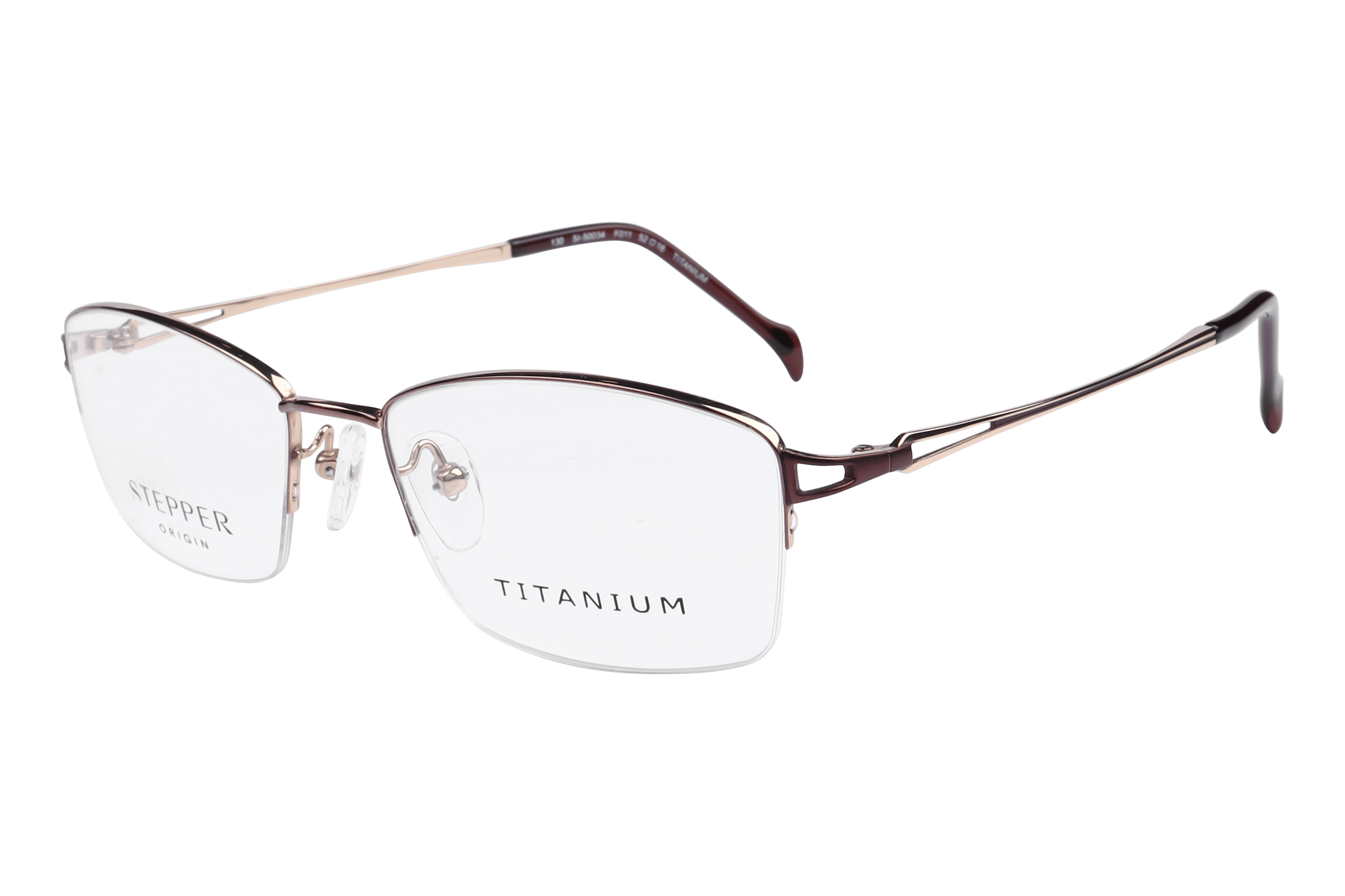Hans Stepper SI-50034 Frame Gold Female Supra Titanium — Gold frame