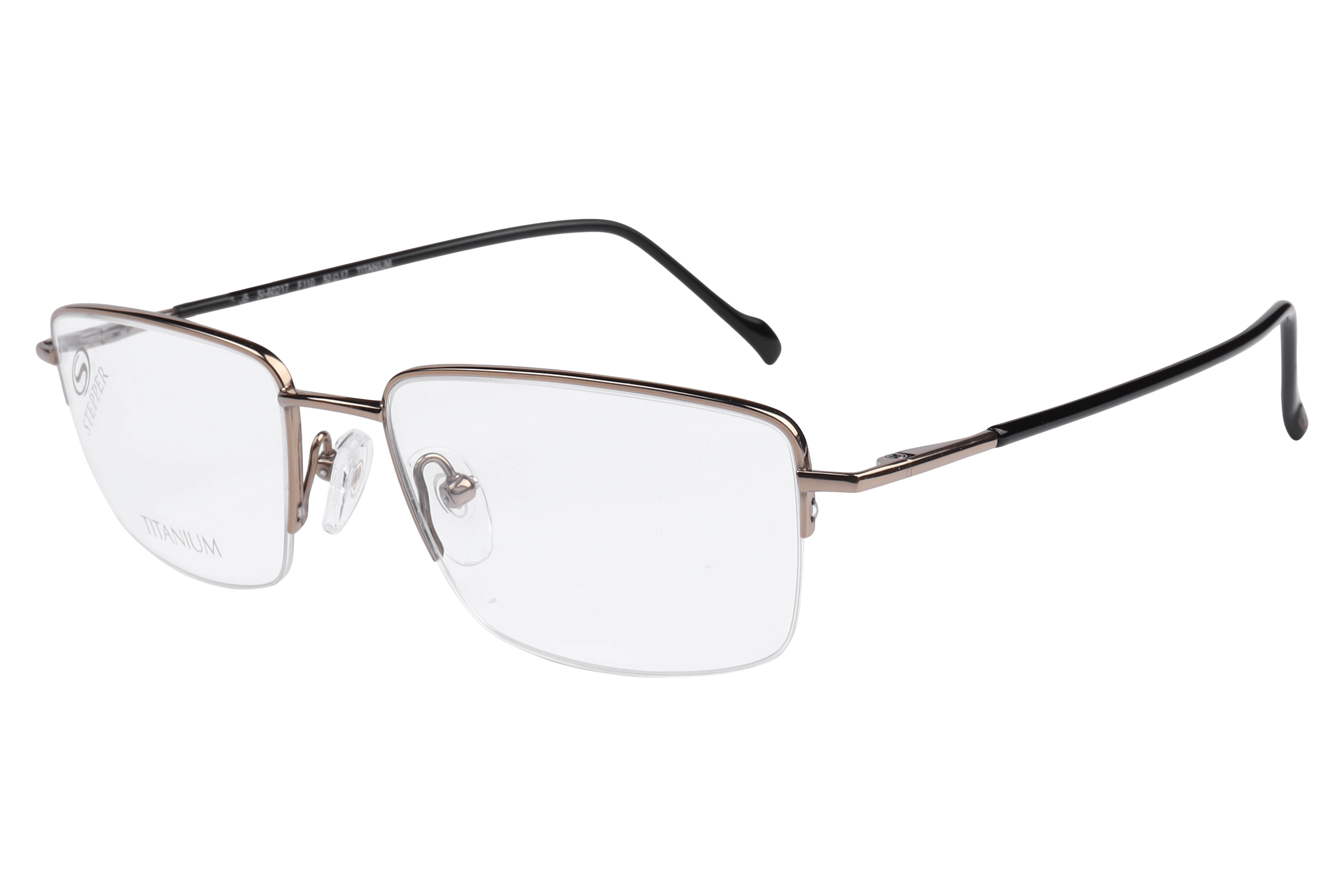 Hans Stepper SI-60127 Frame Gold Unisex Supra Titanium — Gold frame