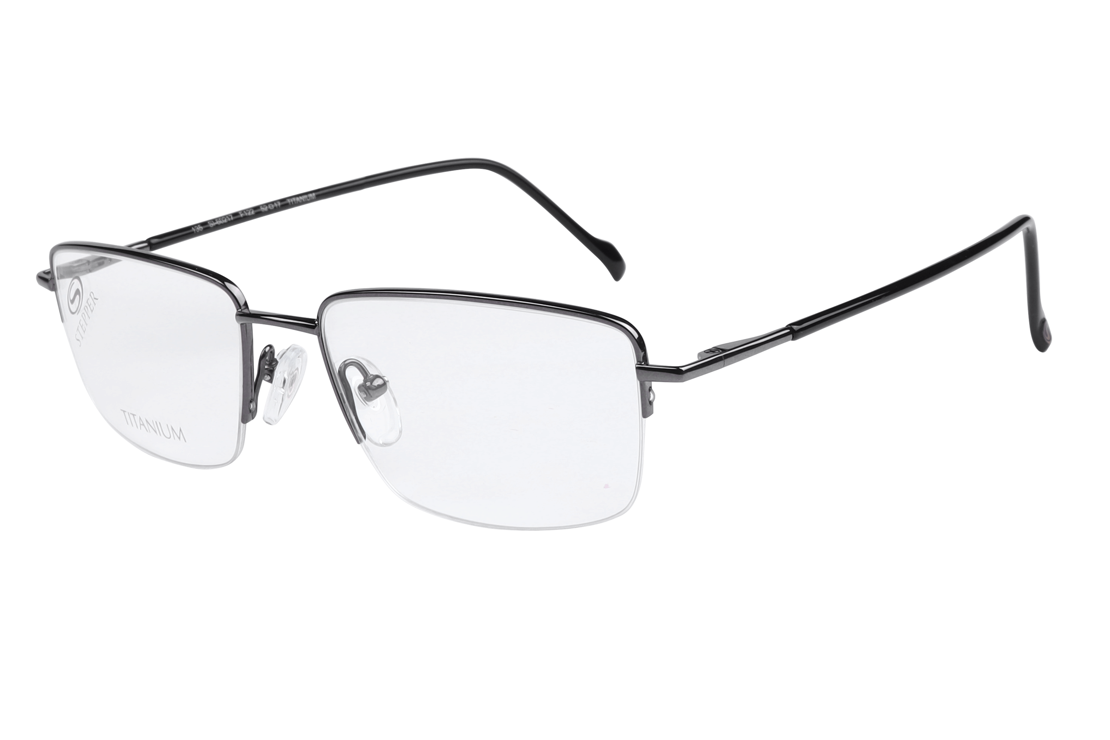 Hans Stepper SI-60217 Frame Grey Unisex Supra Titanium — Grey frame