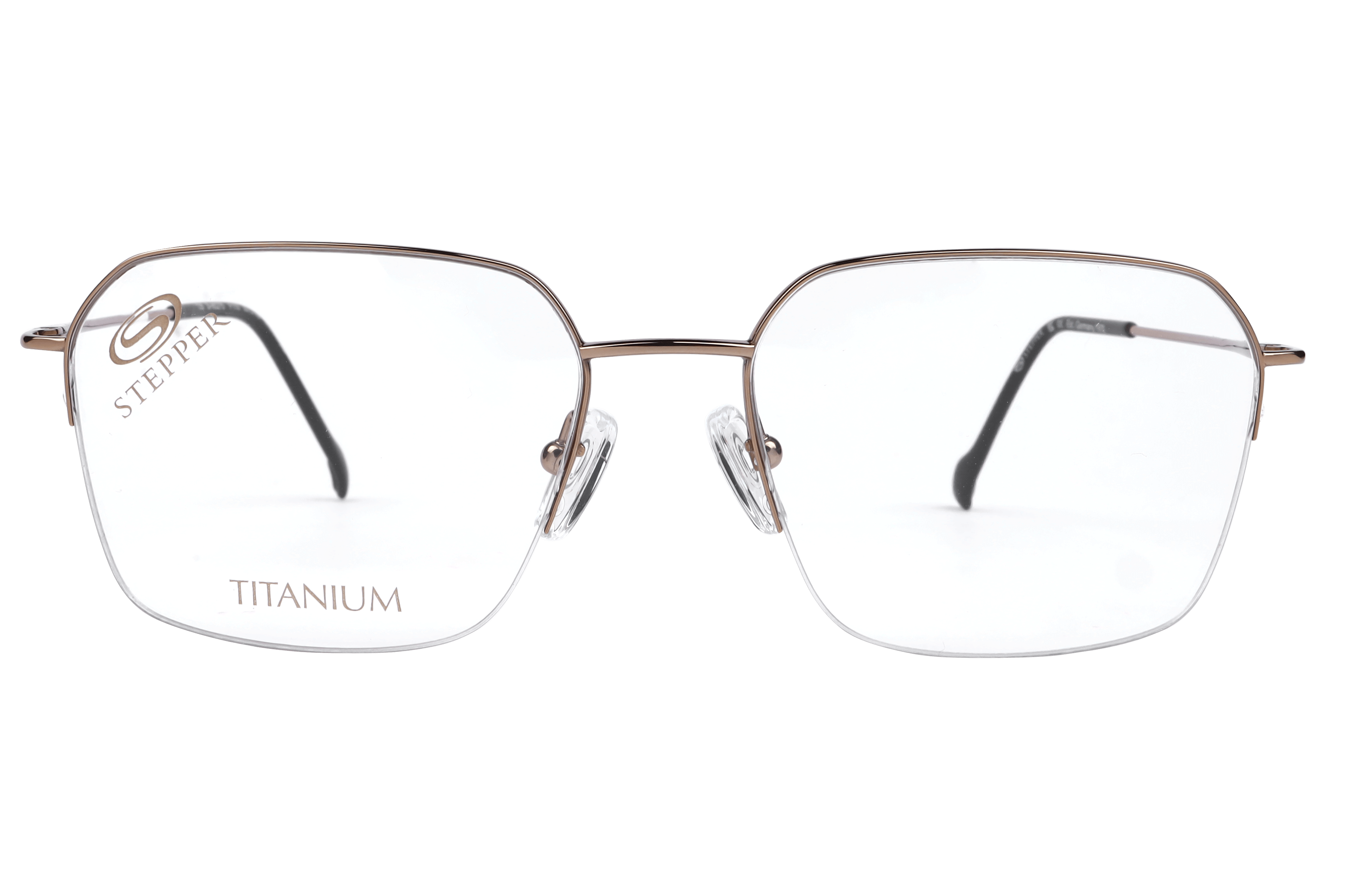 Hans Stepper SI-60275 Frame Gold Male Supra Titanium Frame — Gold frame — view 2