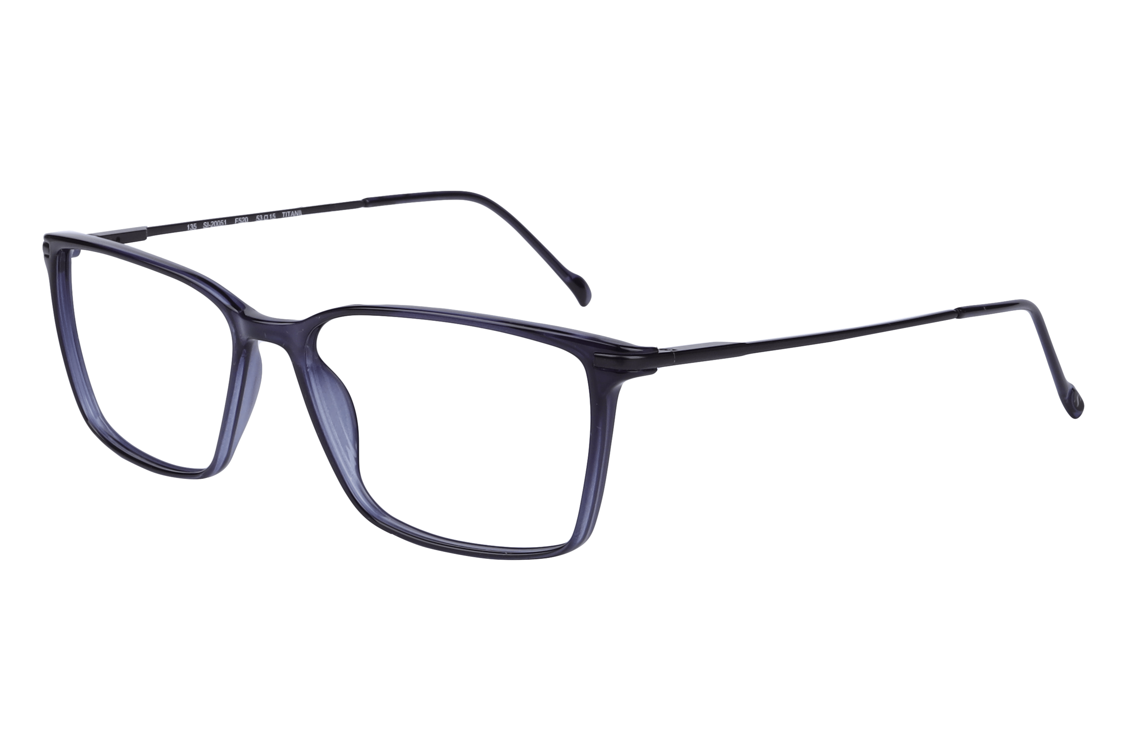 Hans Stepper SI-20051 Frame Blue Unisex Full Titanium — Blue frame