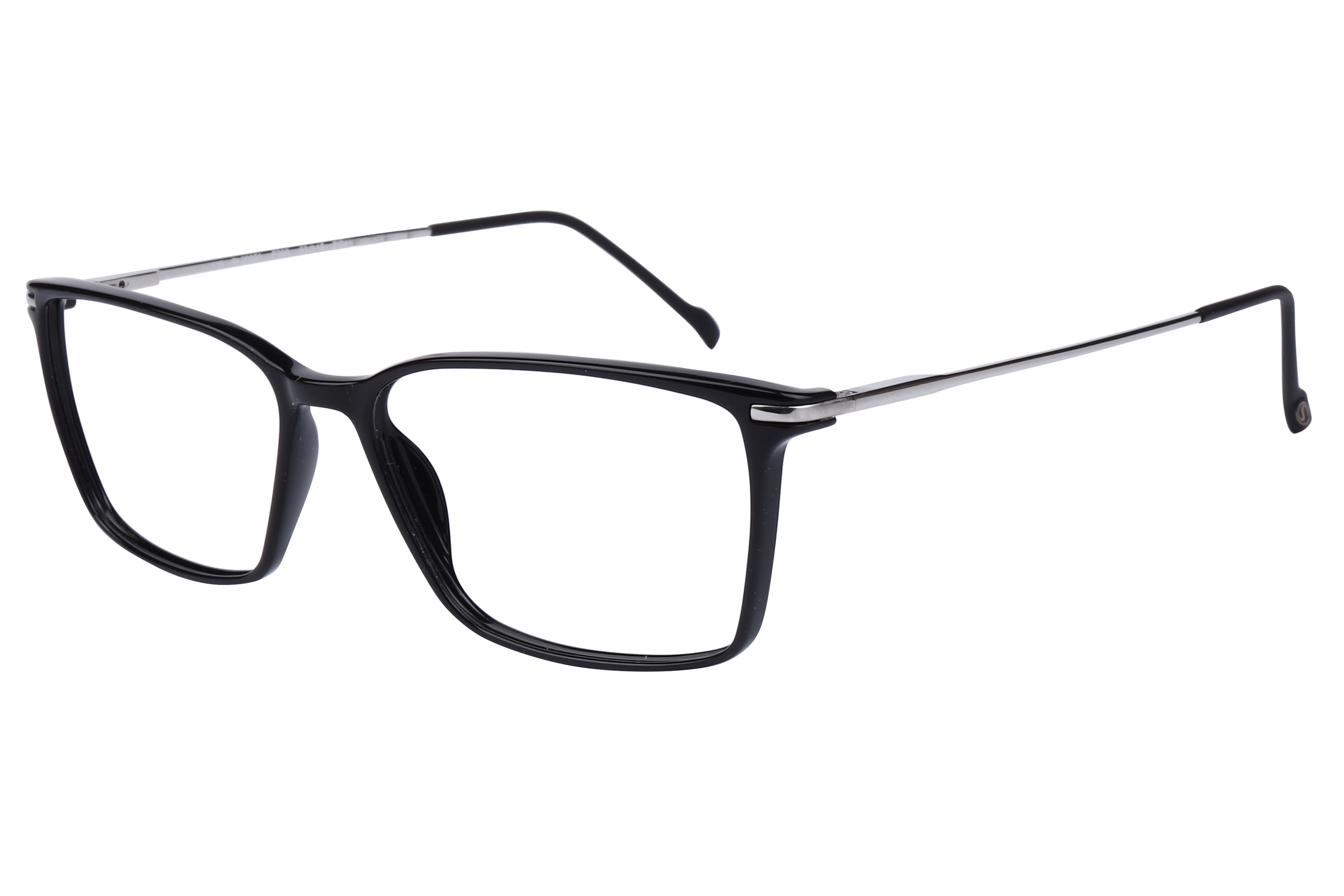 Hans Stepper SI-20051 Frame Black Unisex Full Titanium — Black frame