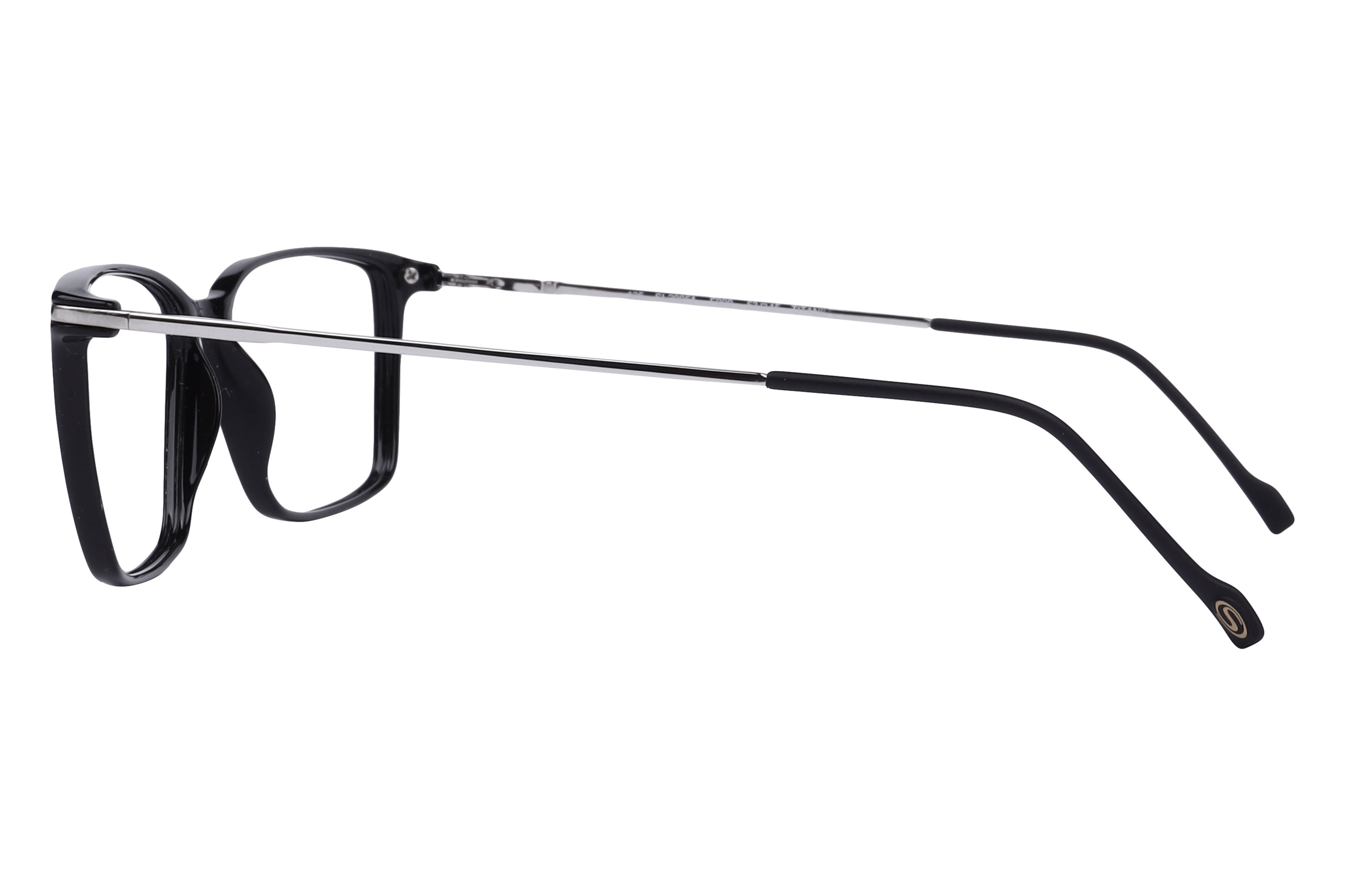 Hans Stepper SI-20051 Frame Black Unisex Full Titanium Frame — Black frame — view 3