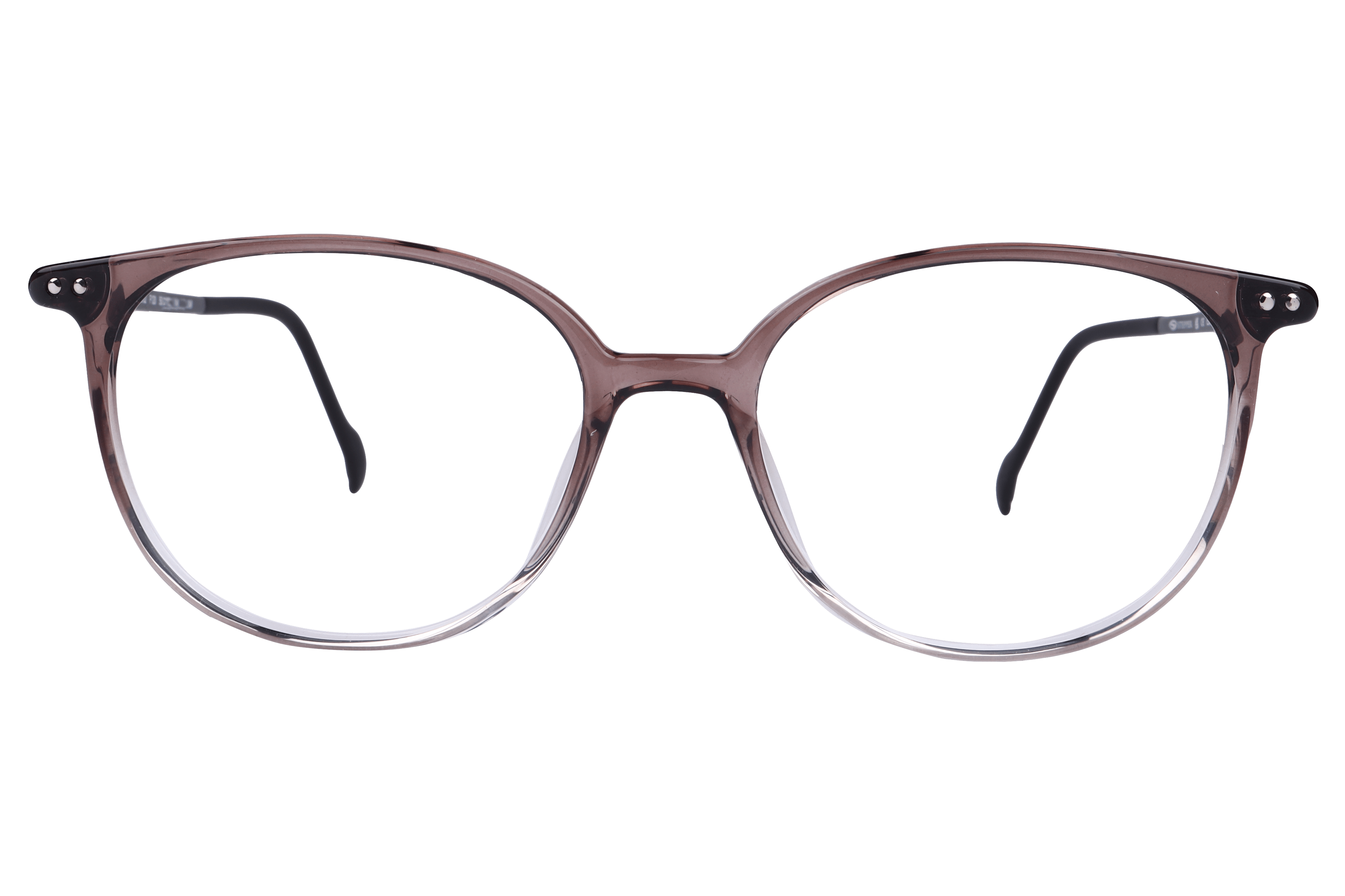 Hans Stepper SI-20132 Frame Transparent Grey Unisex Full Tit Frame — Transparent Grey frame — view 3