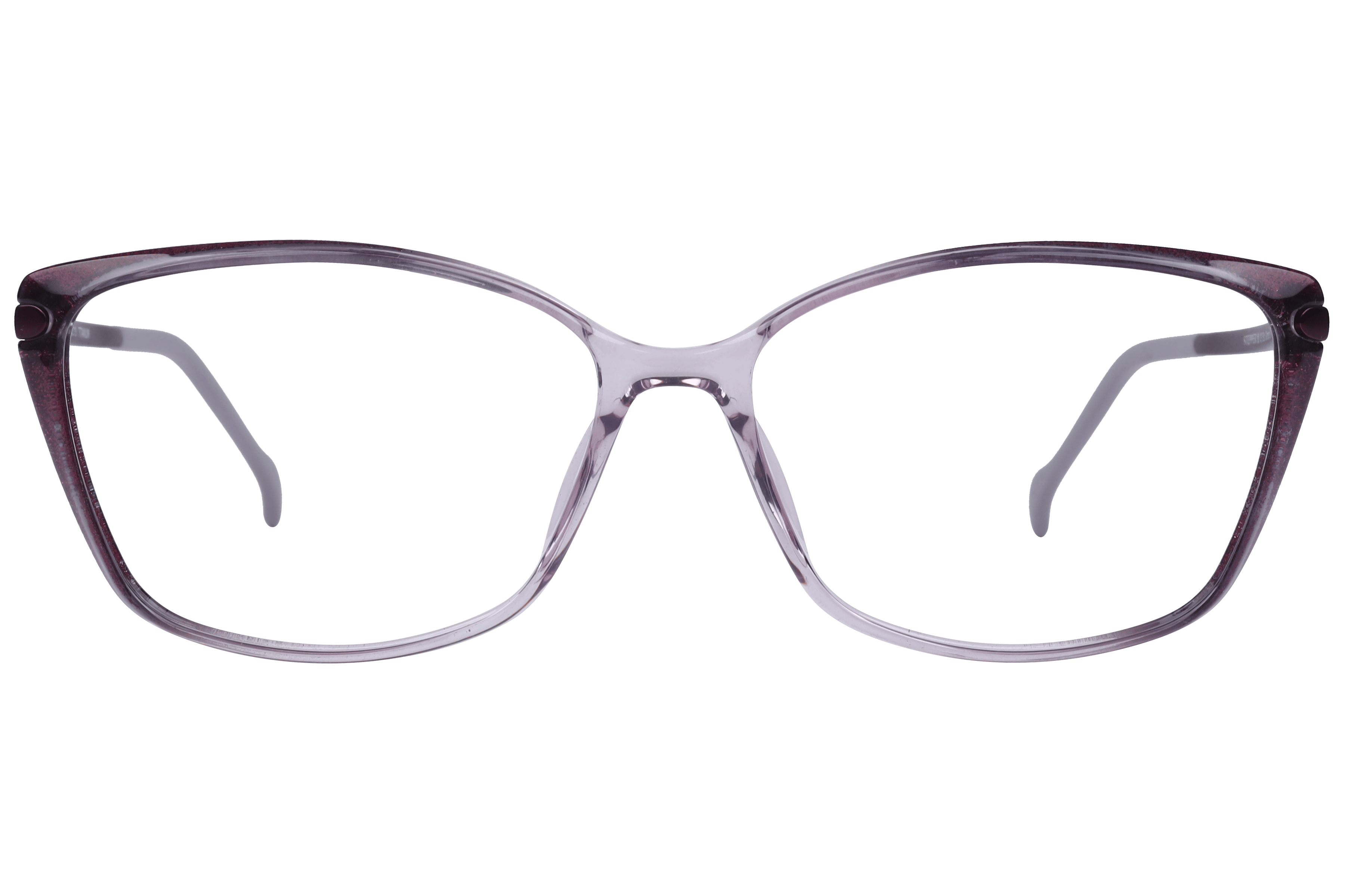 Hans Stepper SI-30222 Frame Transparent Violet Female Full T Frame — Transparent Violet frame